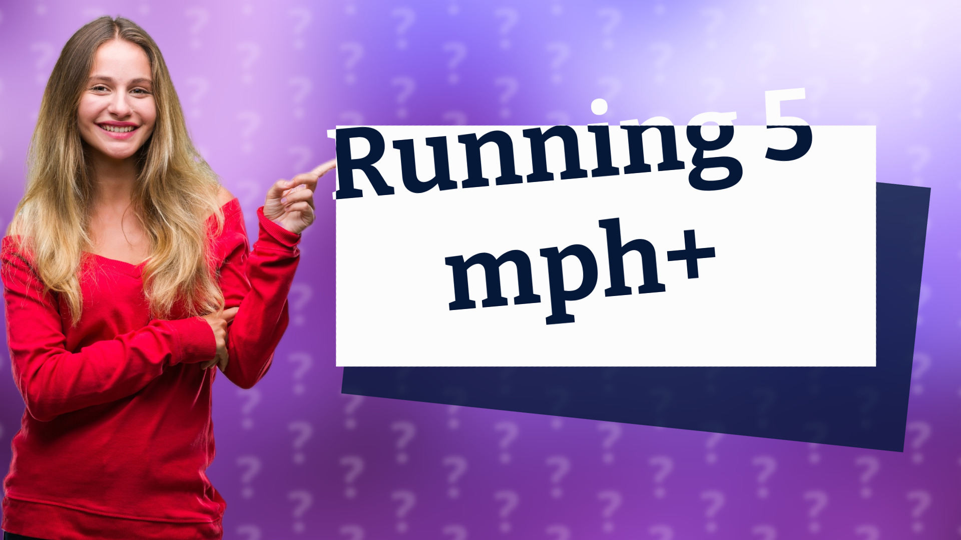 Running 5 mph+