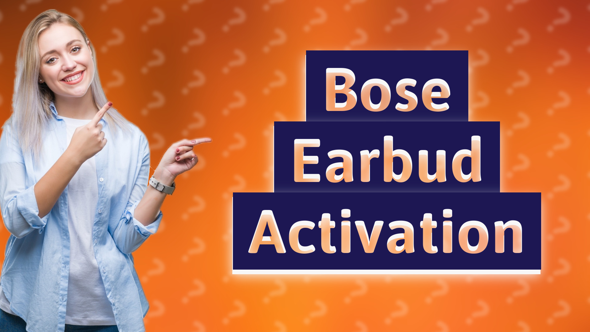 Bose Earbud Activation