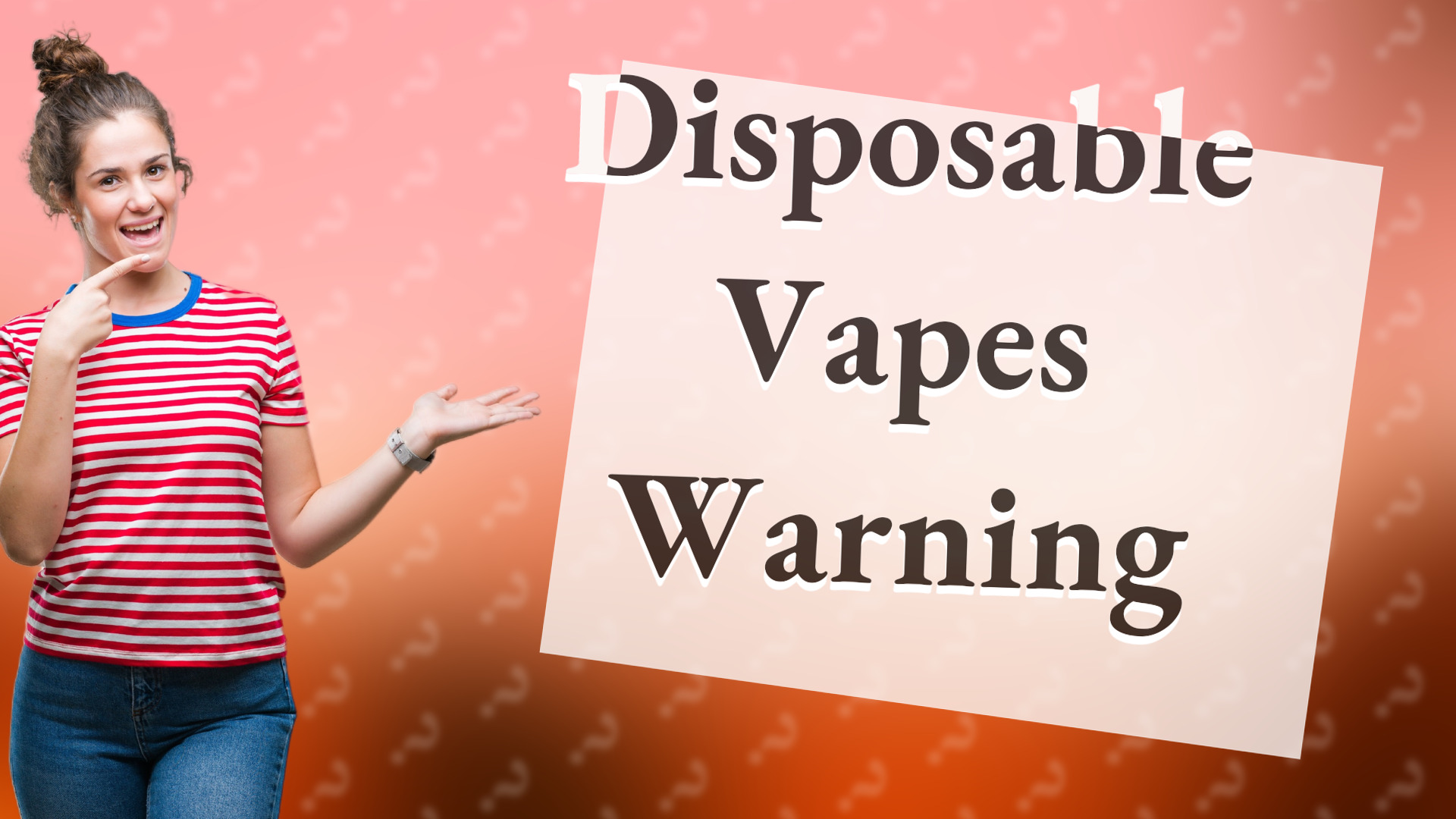 Disposable Vapes Warning