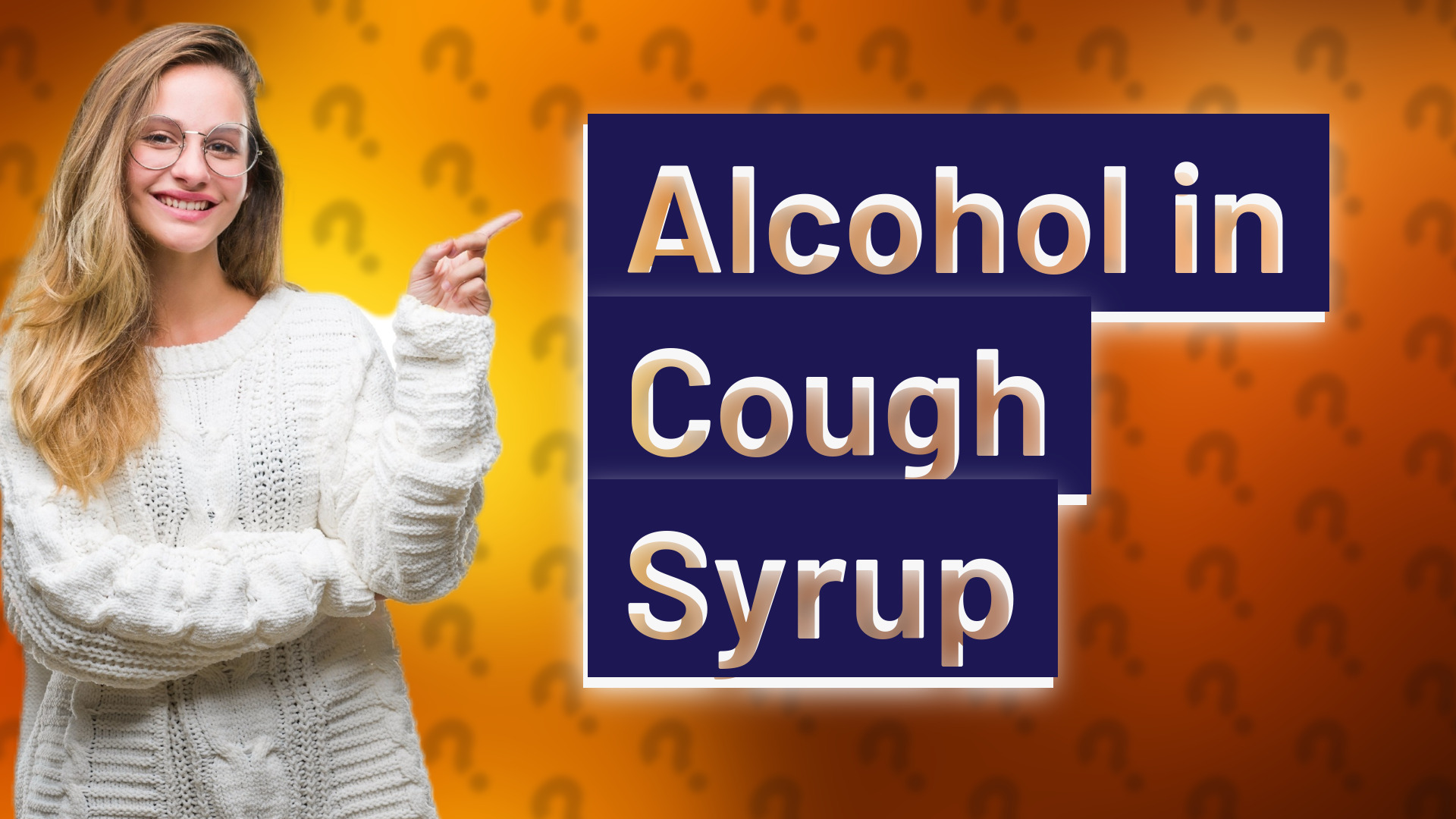 Alcohol in Cough Syrup