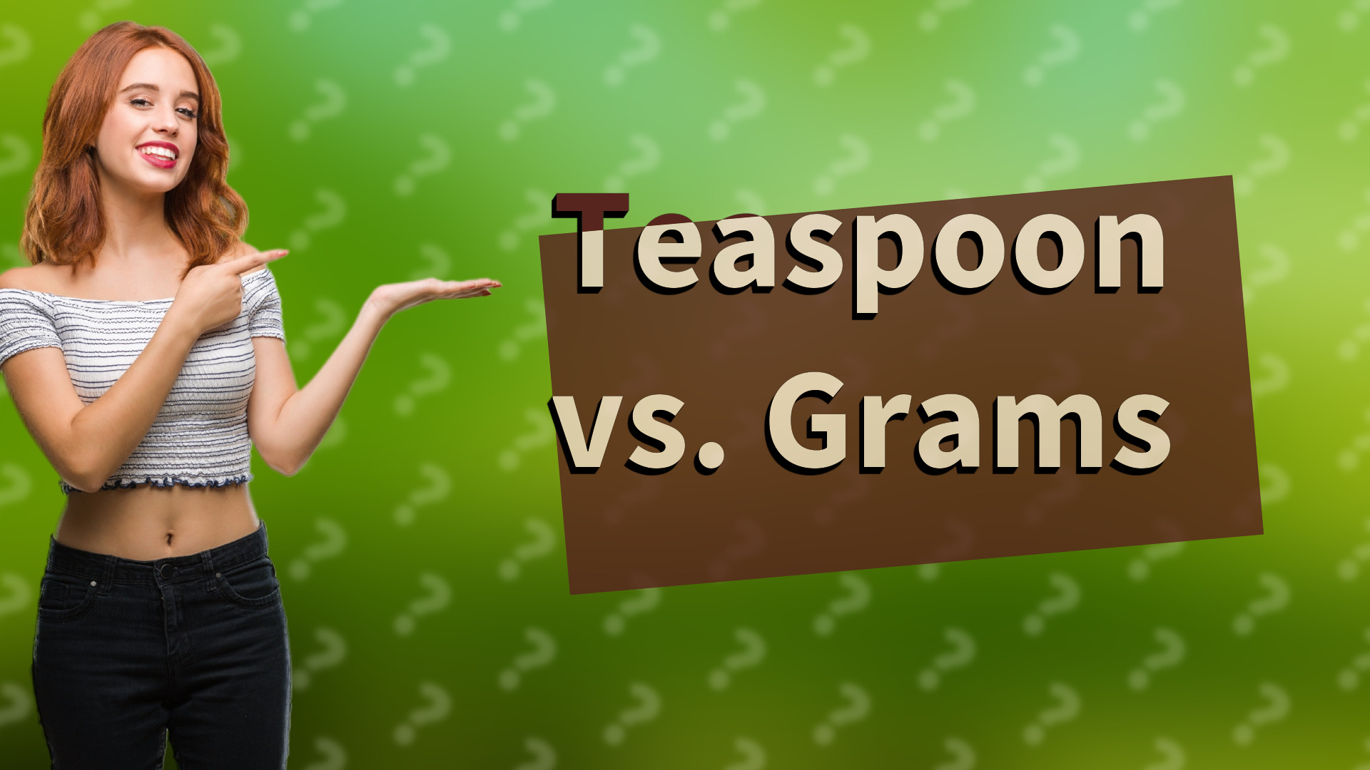 Teaspoon vs. Grams