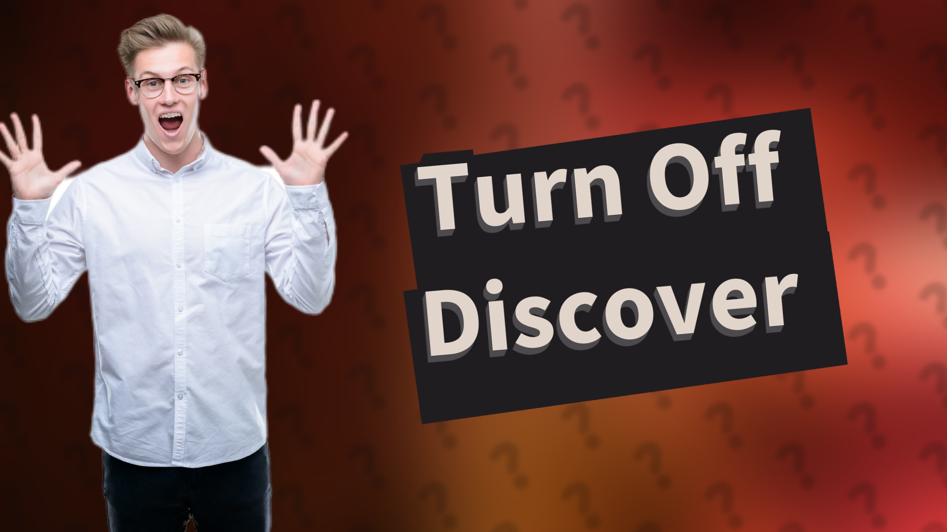 Turn Off Discover