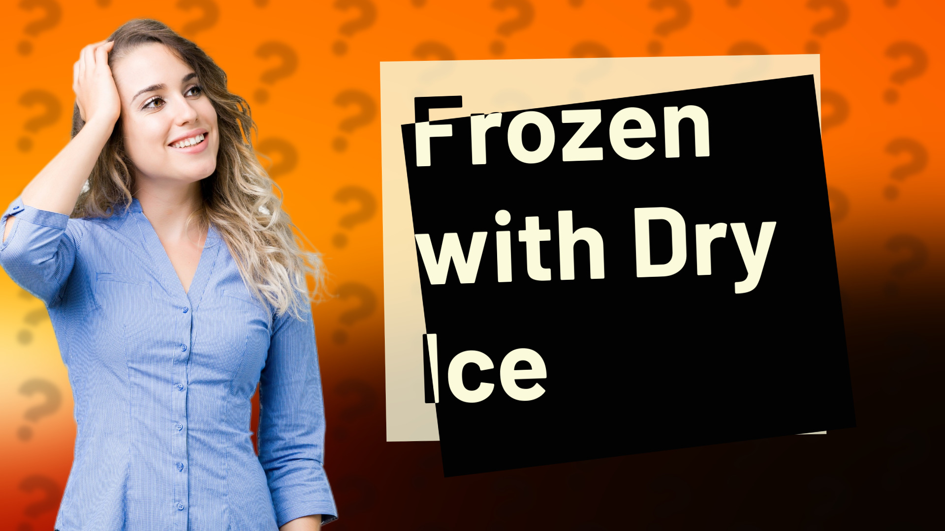 Frozen with Dry Ice