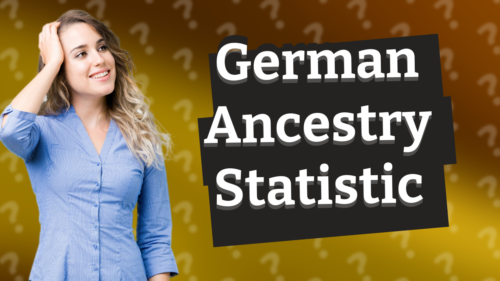German Ancestry Statistic