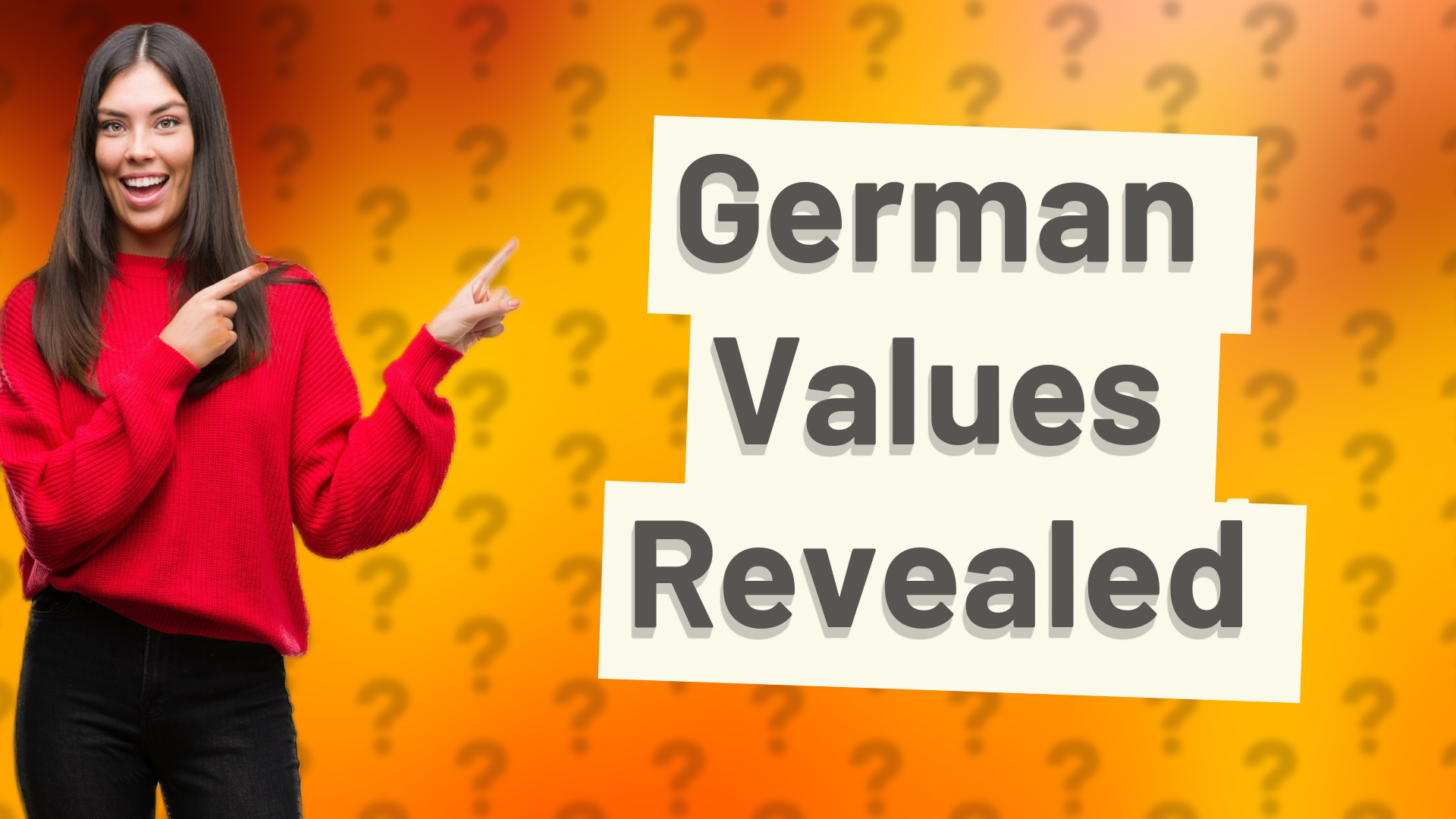 German Values Revealed