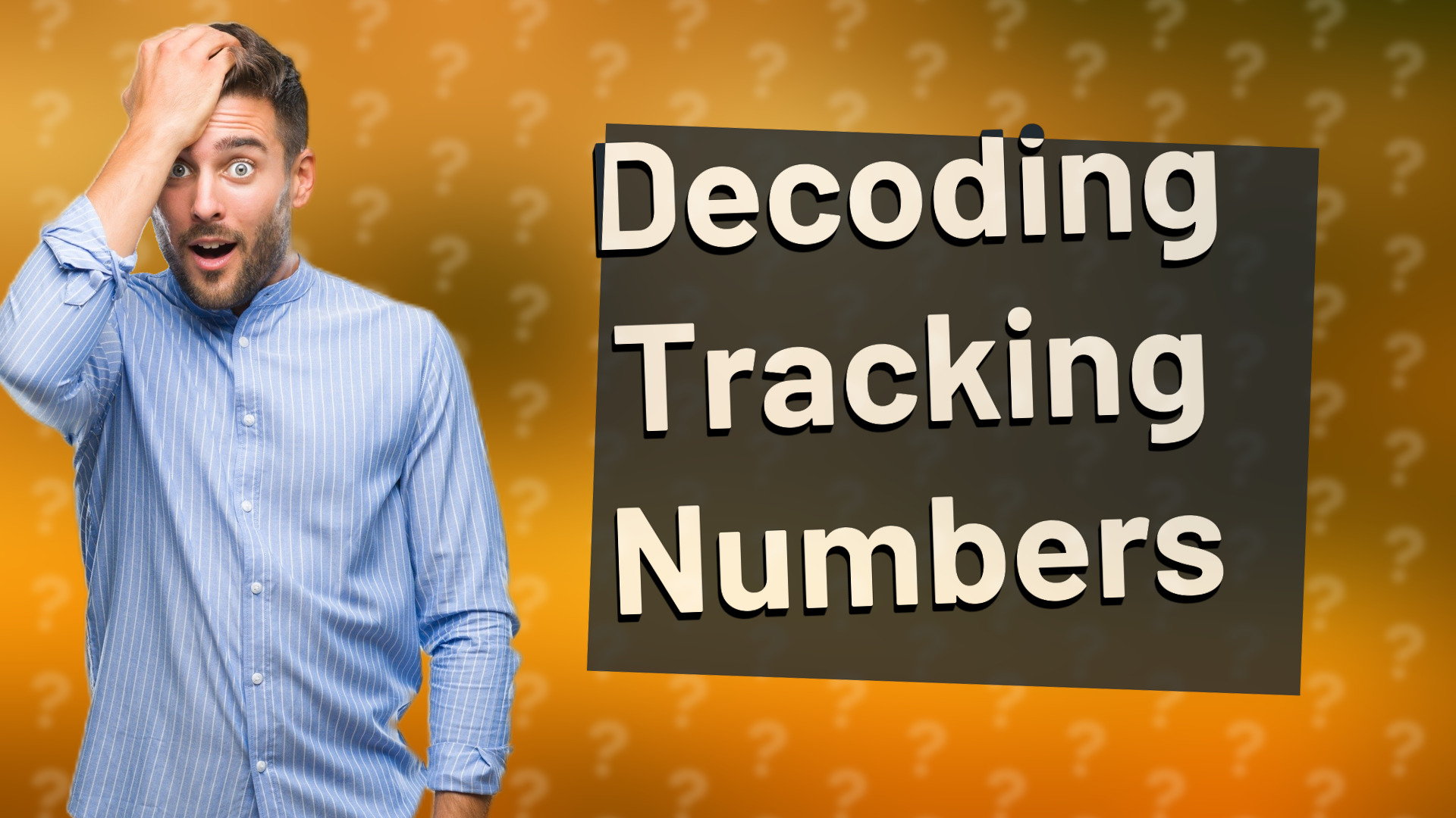 Decoding Tracking Numbers