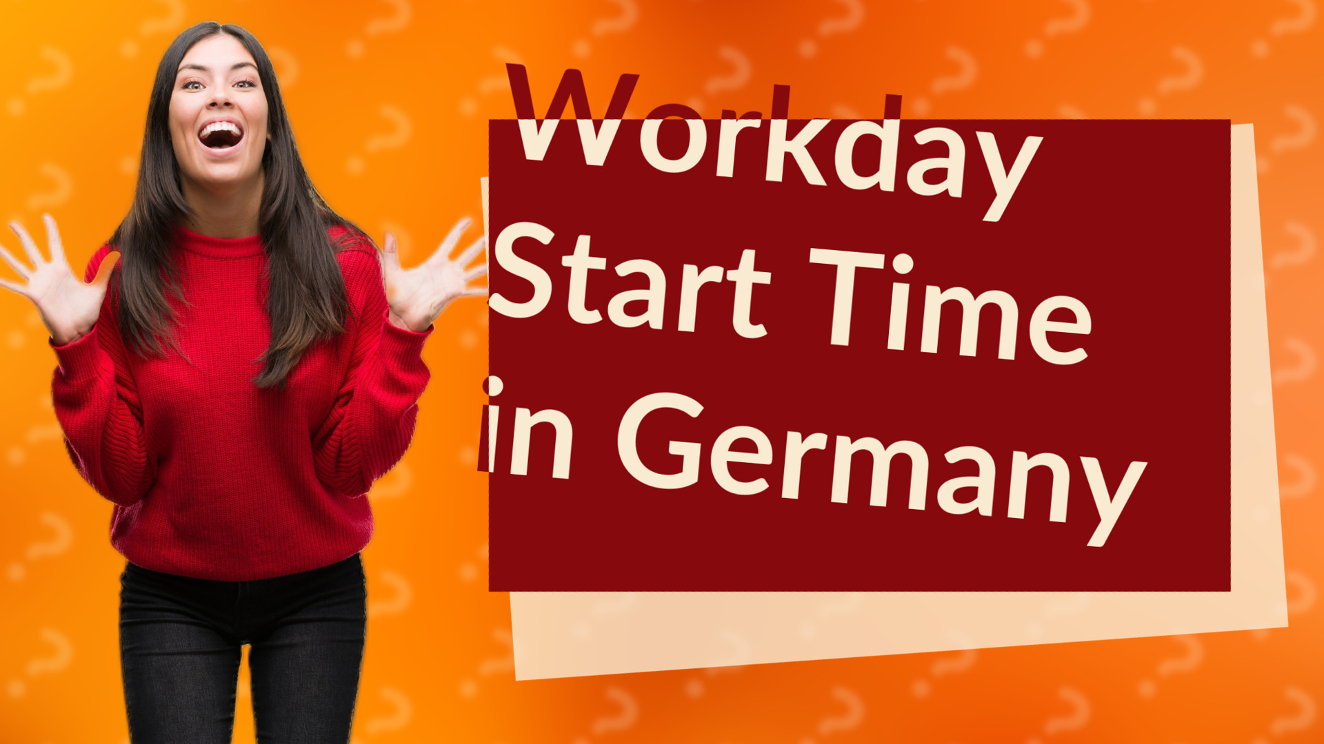 Workday Start Time in Germany