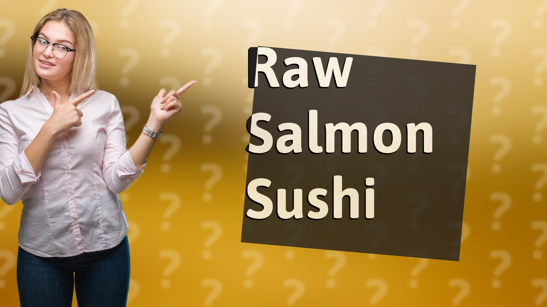 Raw Salmon Sushi