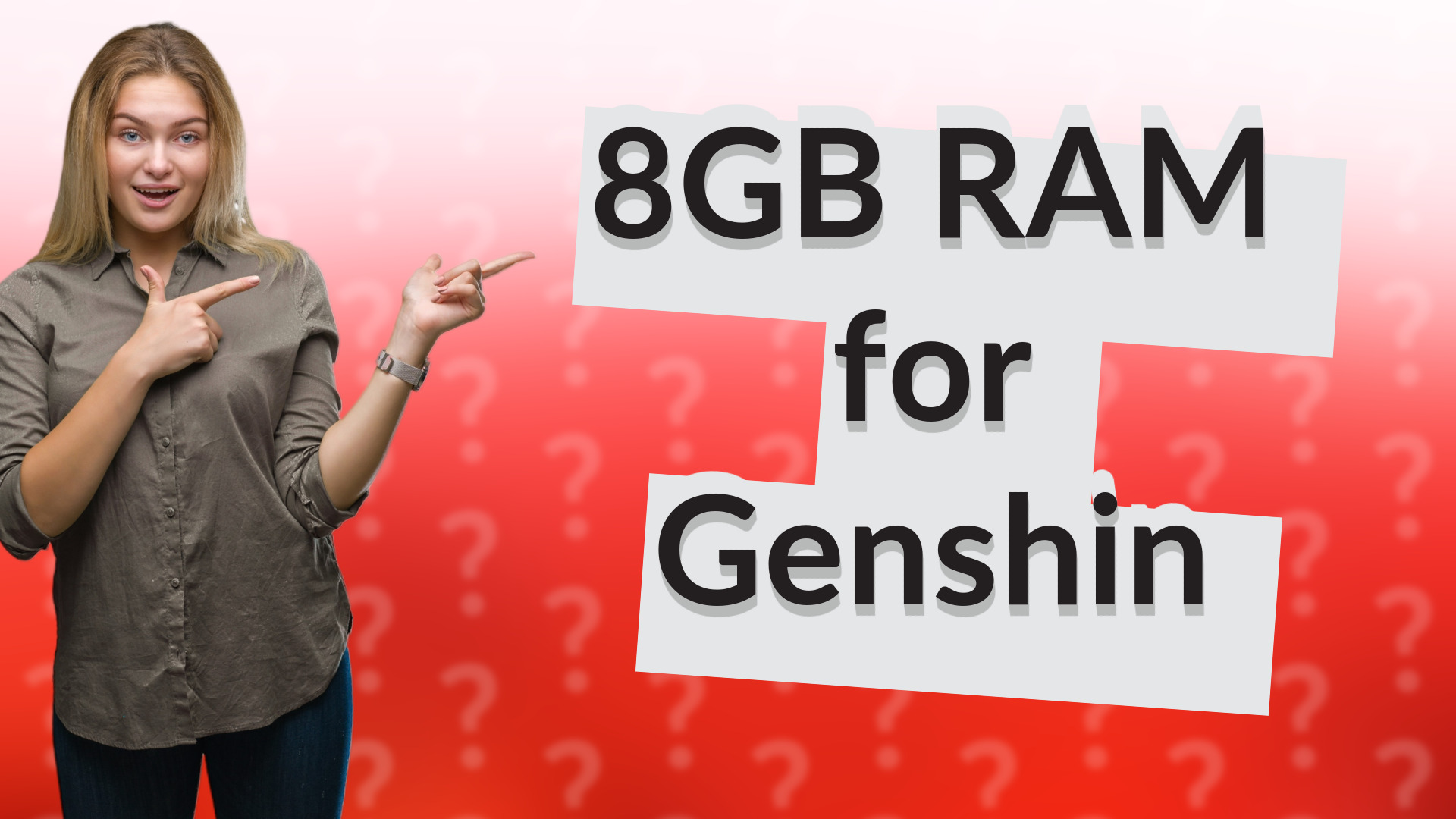 8GB RAM for Genshin