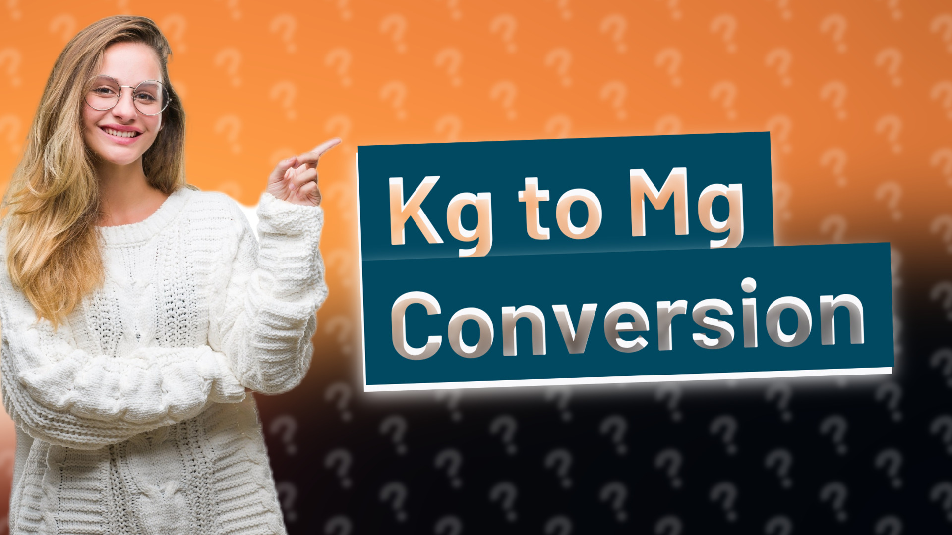 Kg to Mg Conversion