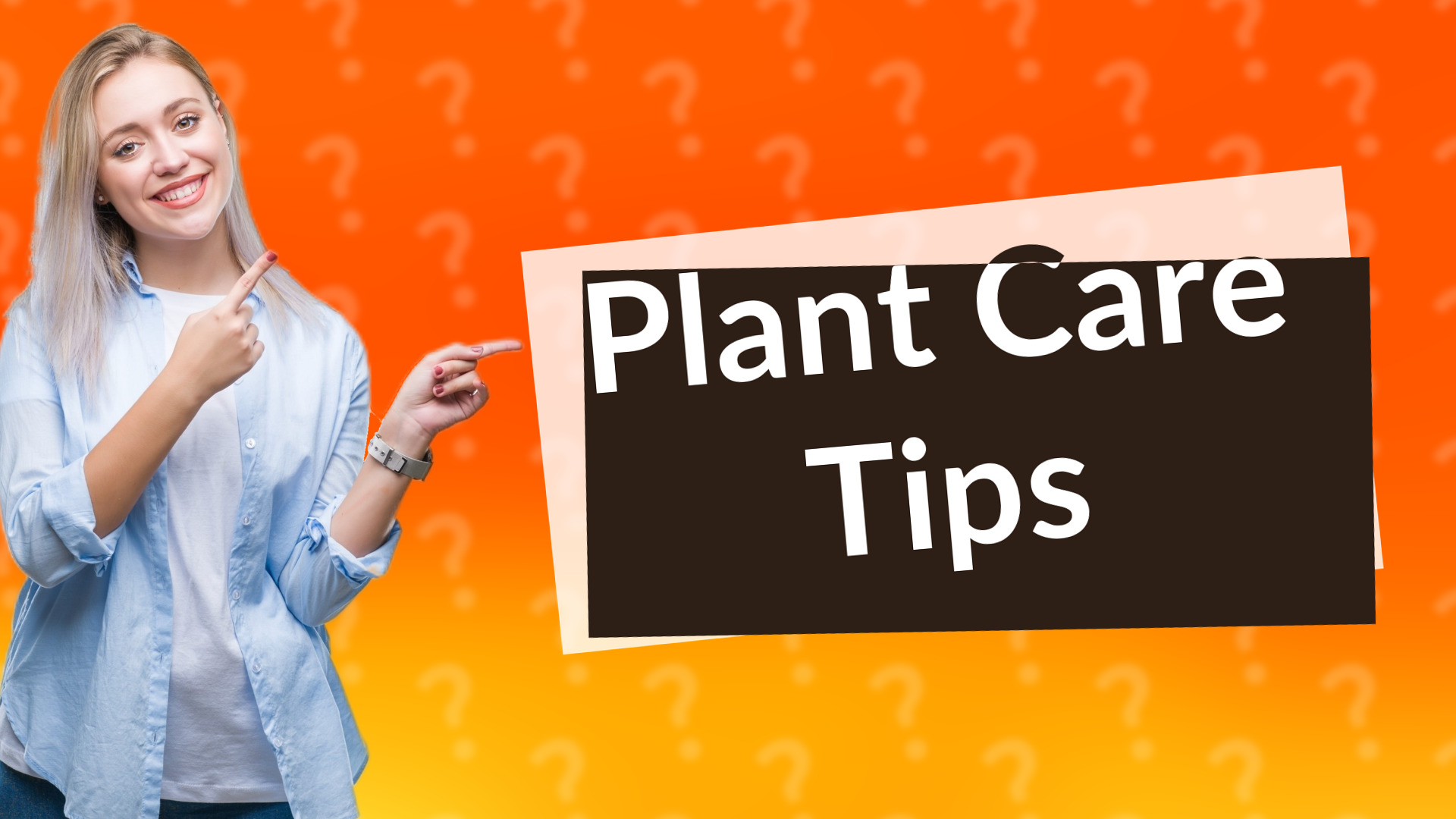 Plant Care Tips