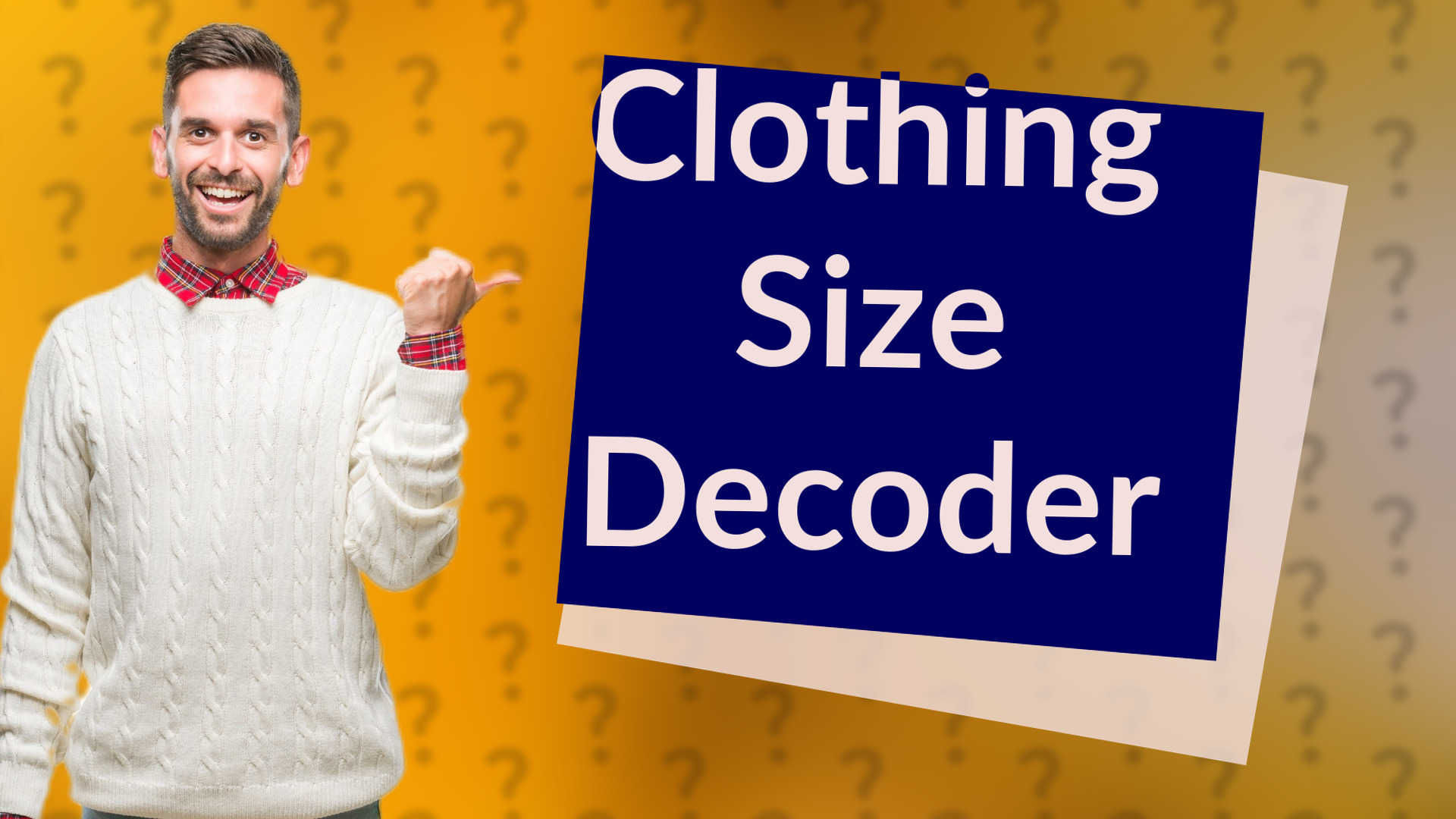 Clothing Size Decoder