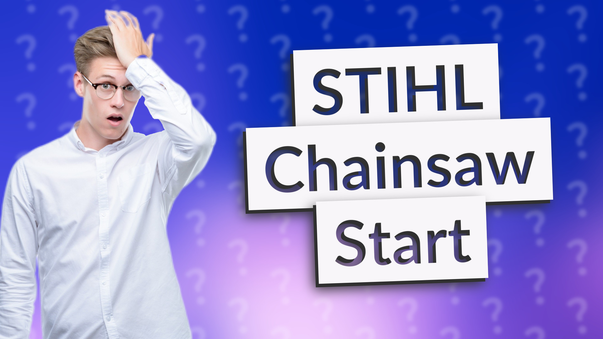 STIHL Chainsaw Start