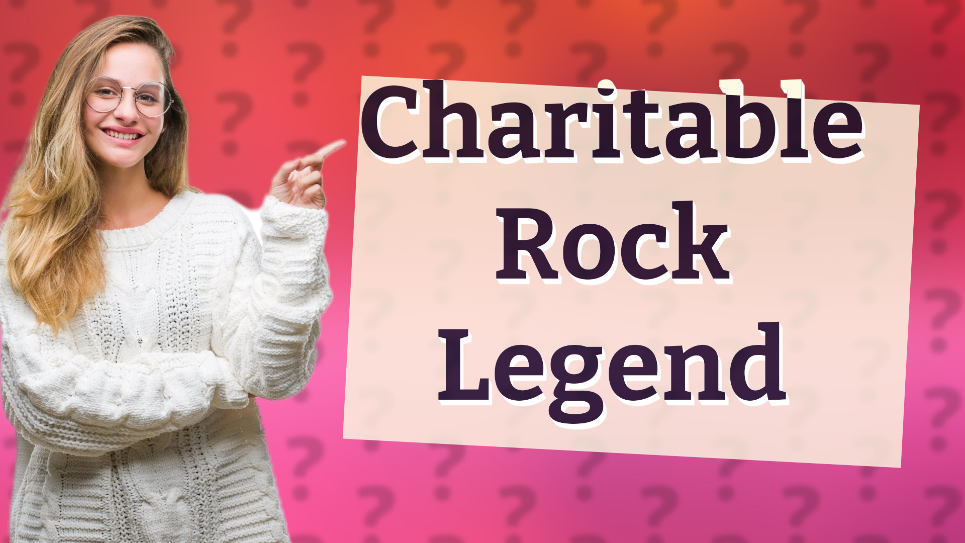 Charitable Rock Legend