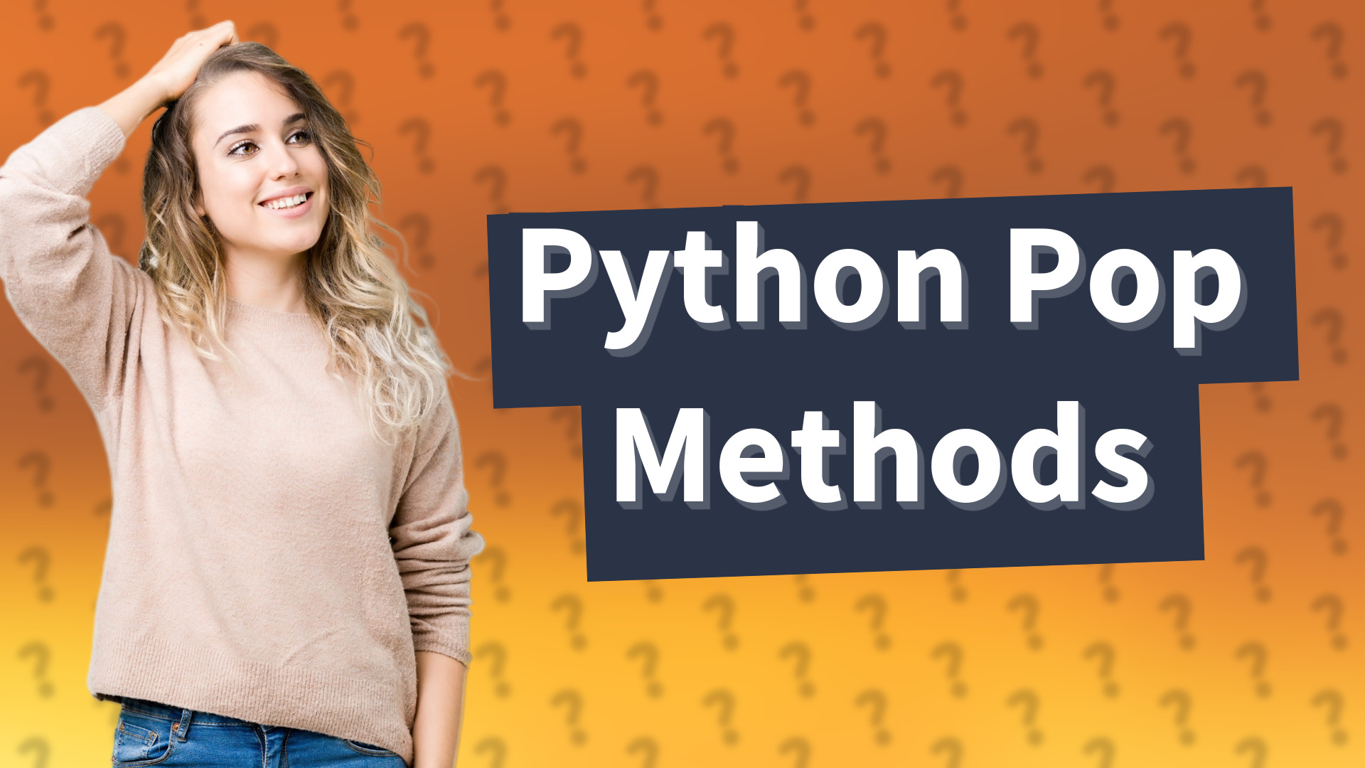 Python Pop Methods