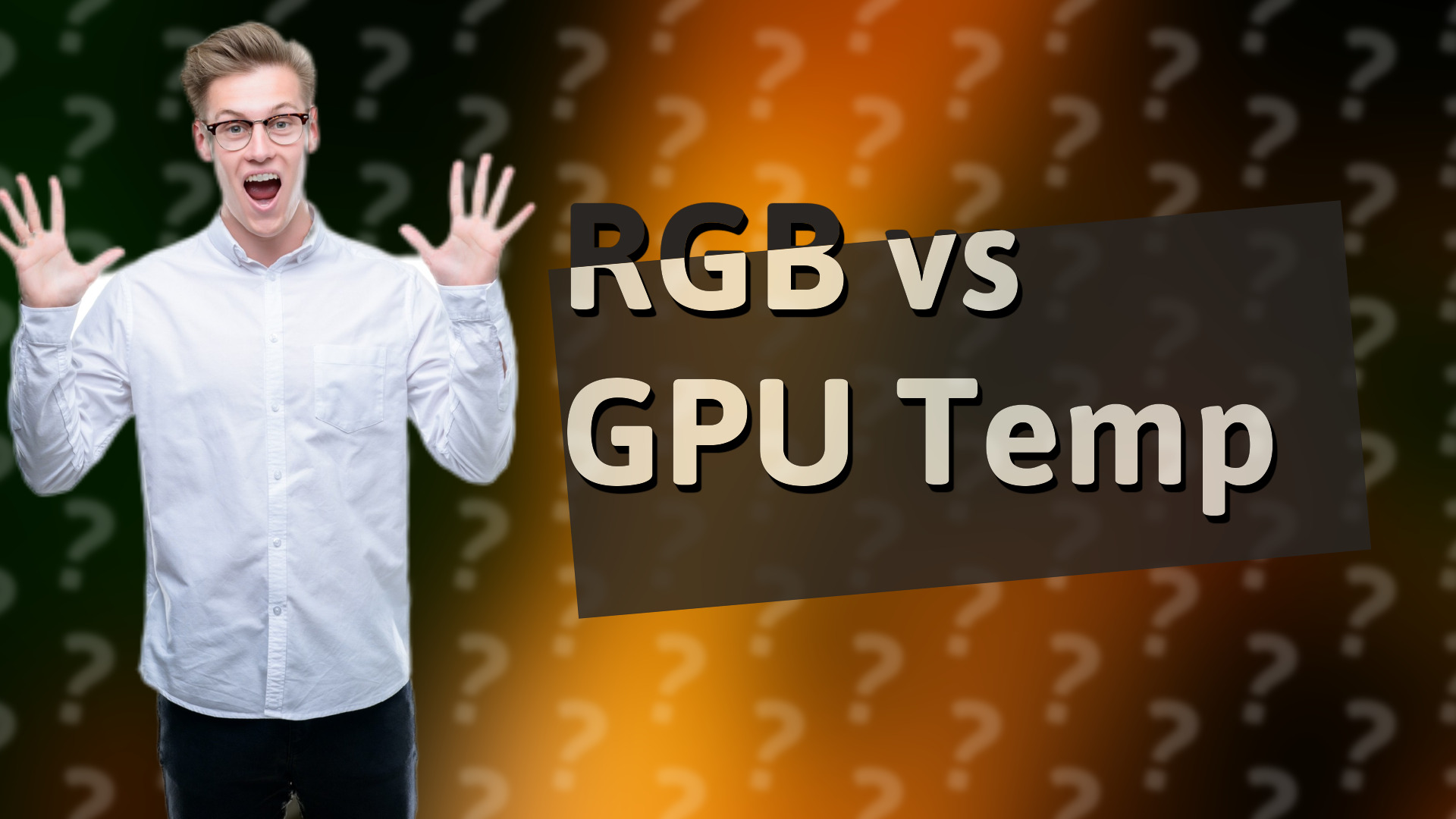 RGB vs GPU Temp