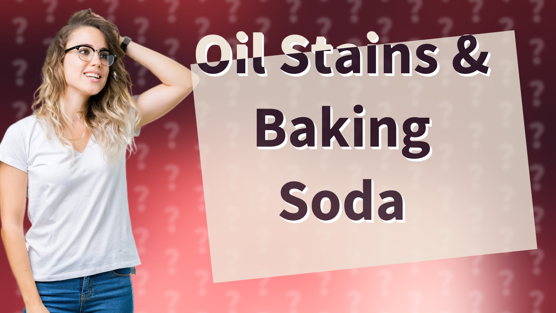 Oil Stains & Baking Soda