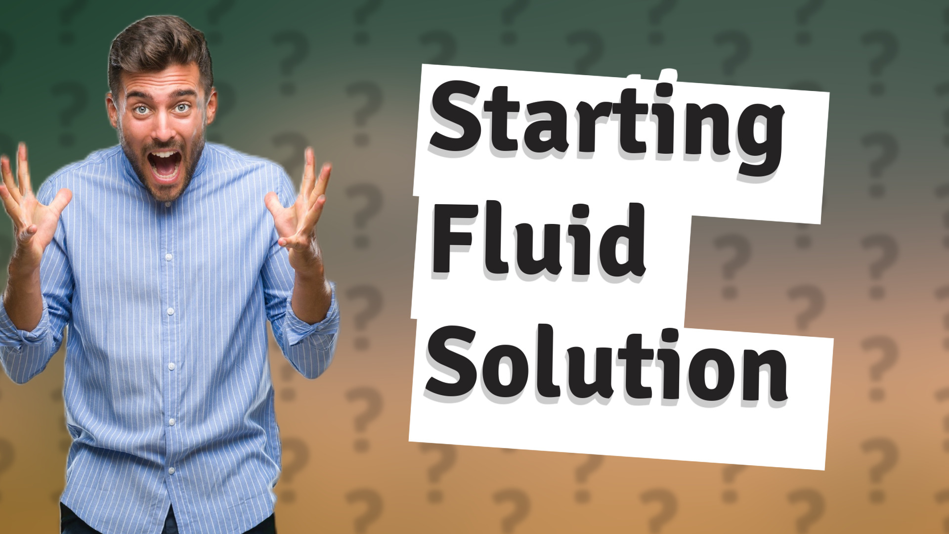 Starting Fluid Solution