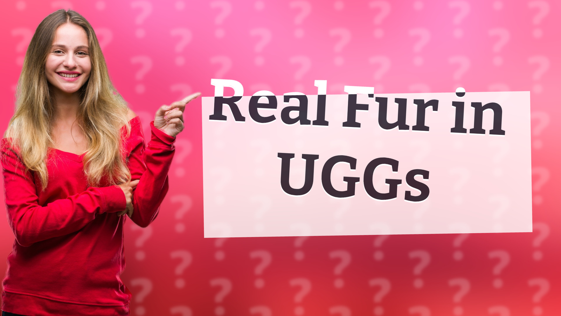 Real Fur in UGGs