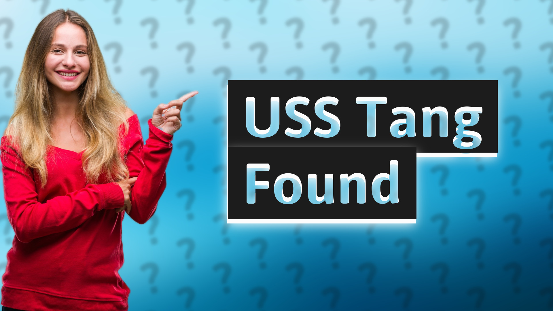 USS Tang Found