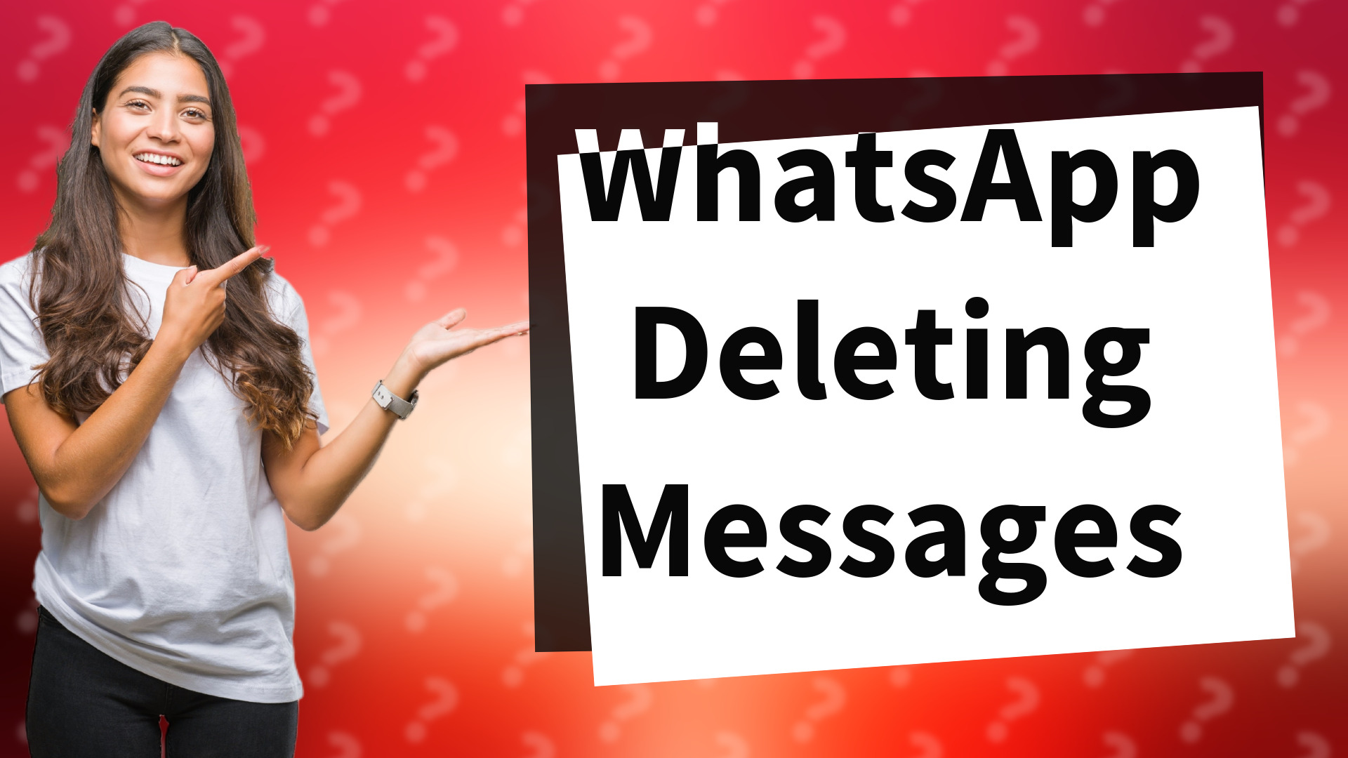 WhatsApp Deleting Messages
