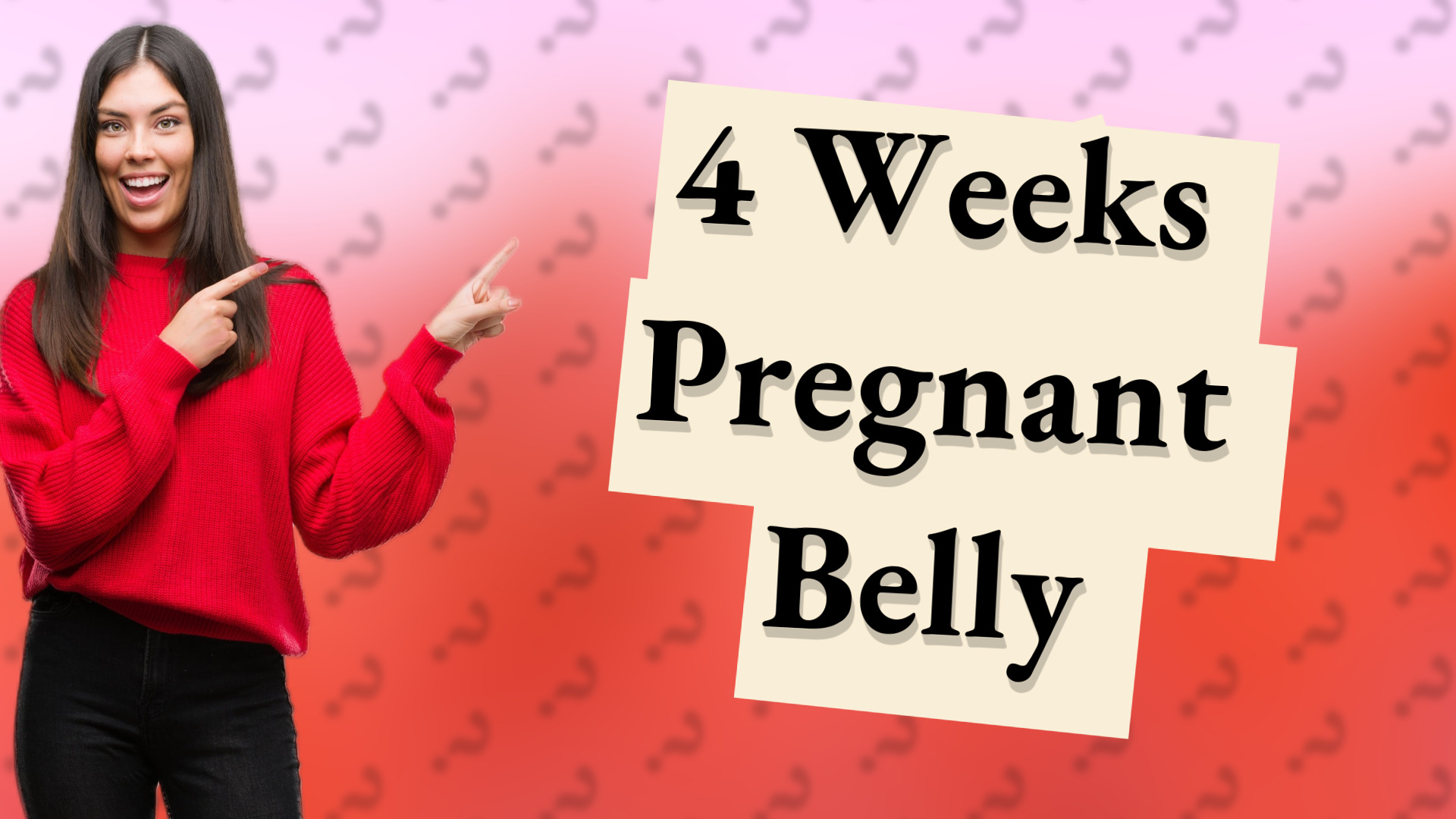 4 Weeks Pregnant Belly