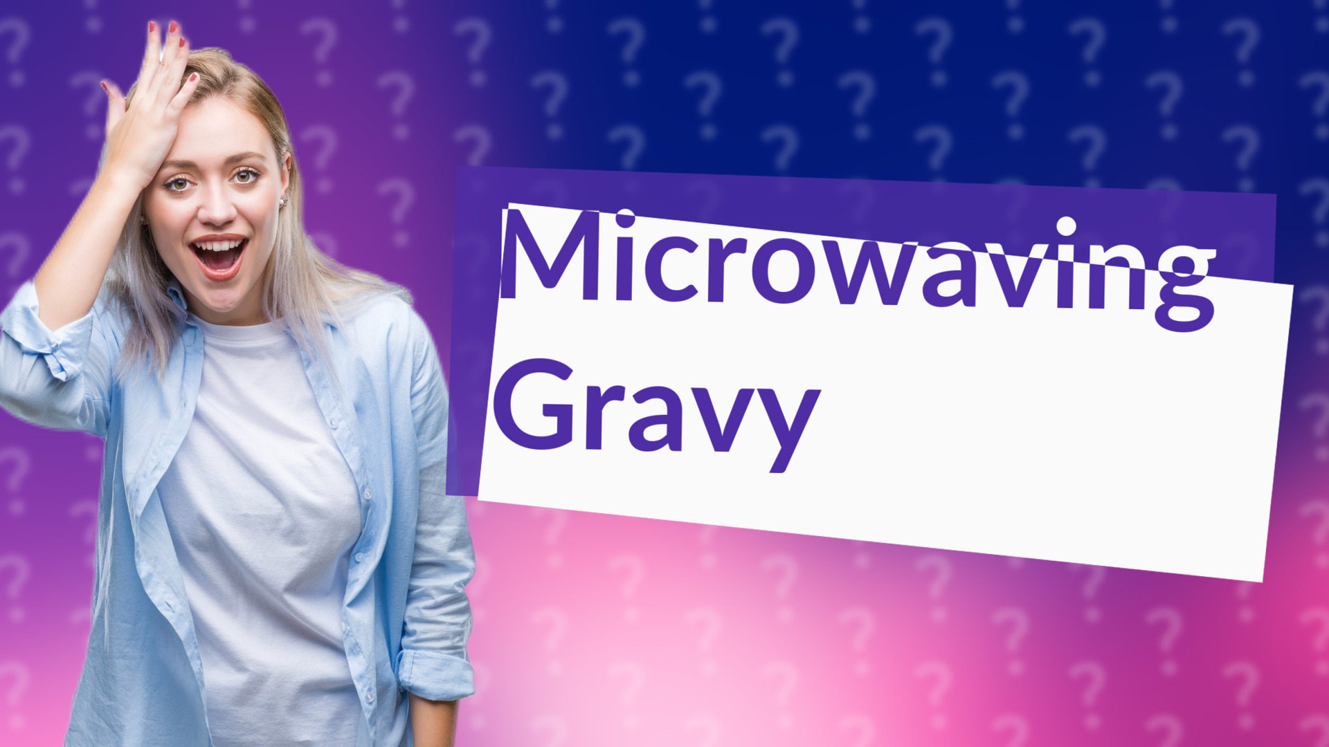 Microwaving Gravy