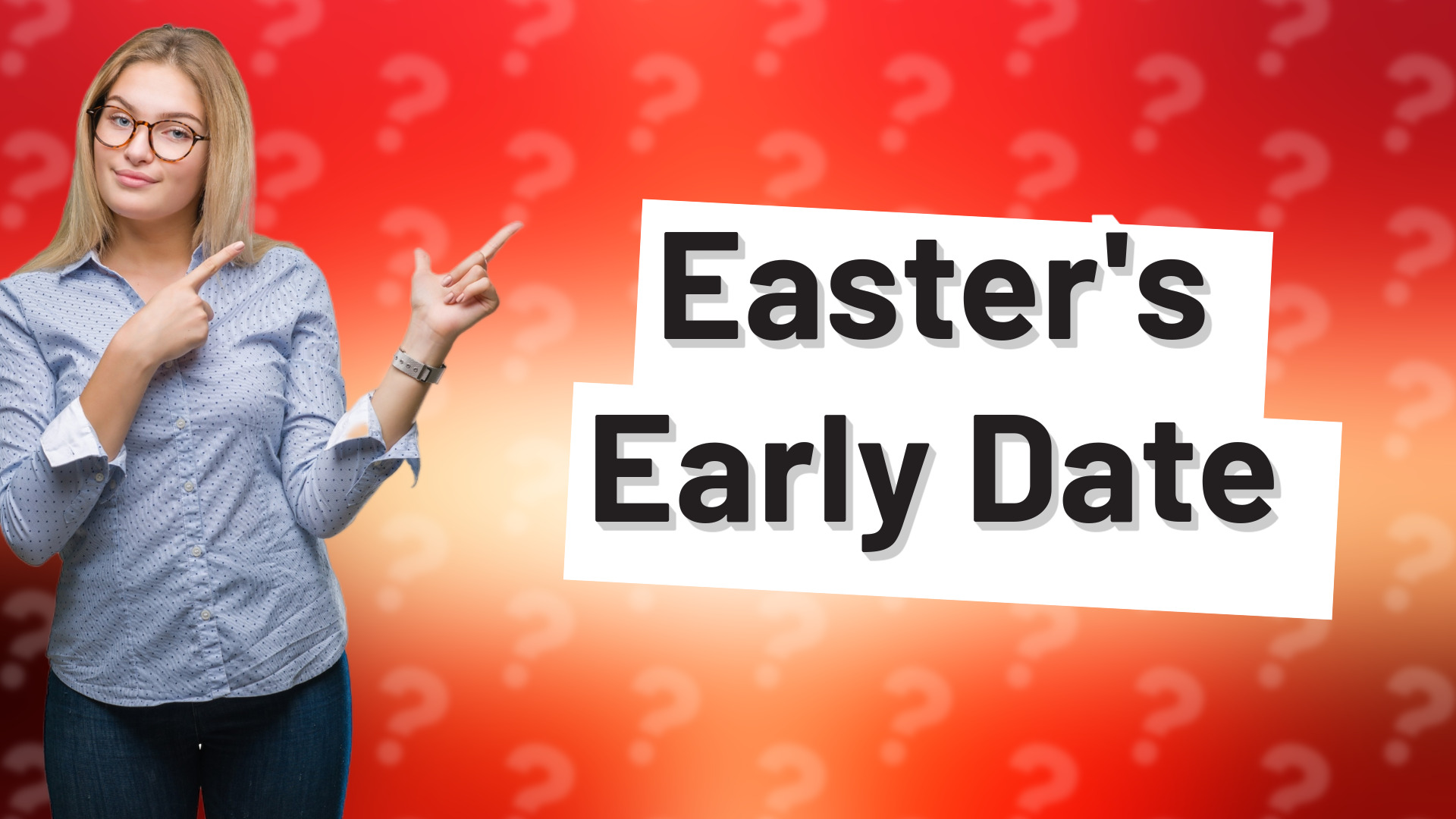 Easter's Early Date
