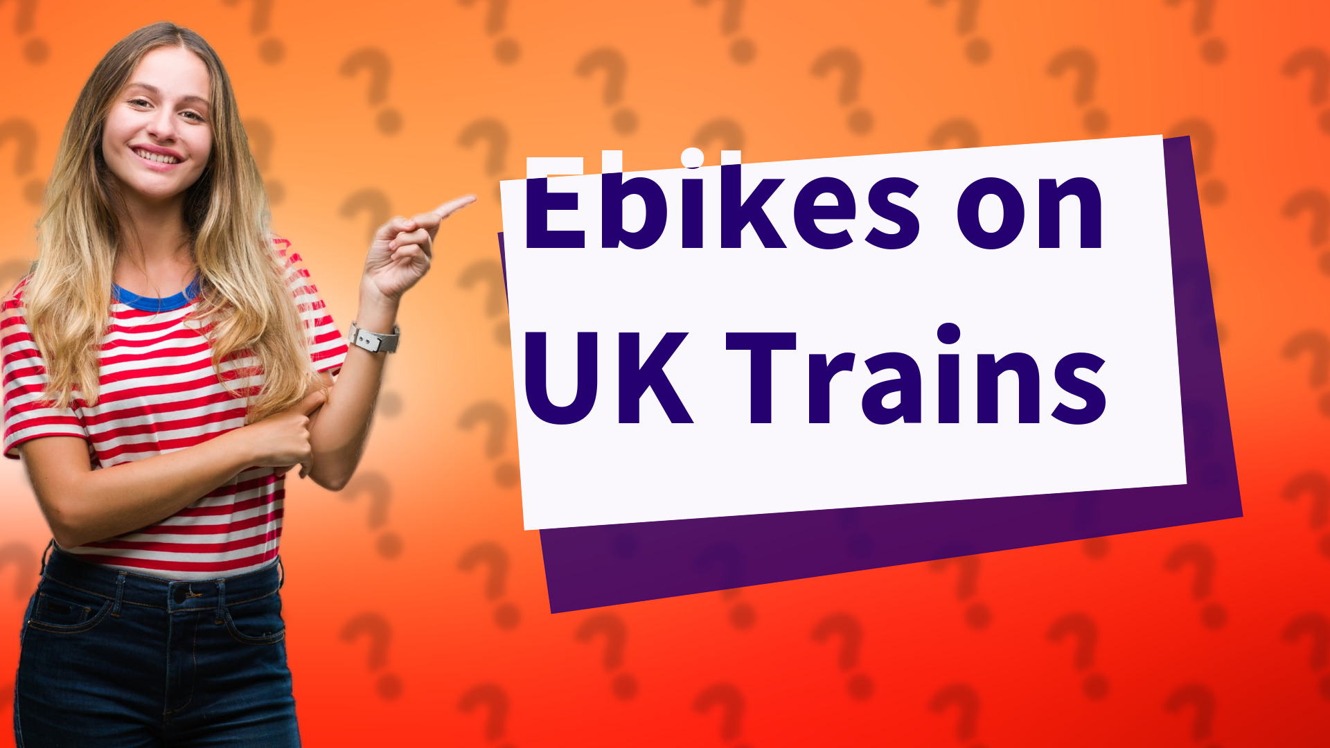 Ebikes on UK Trains
