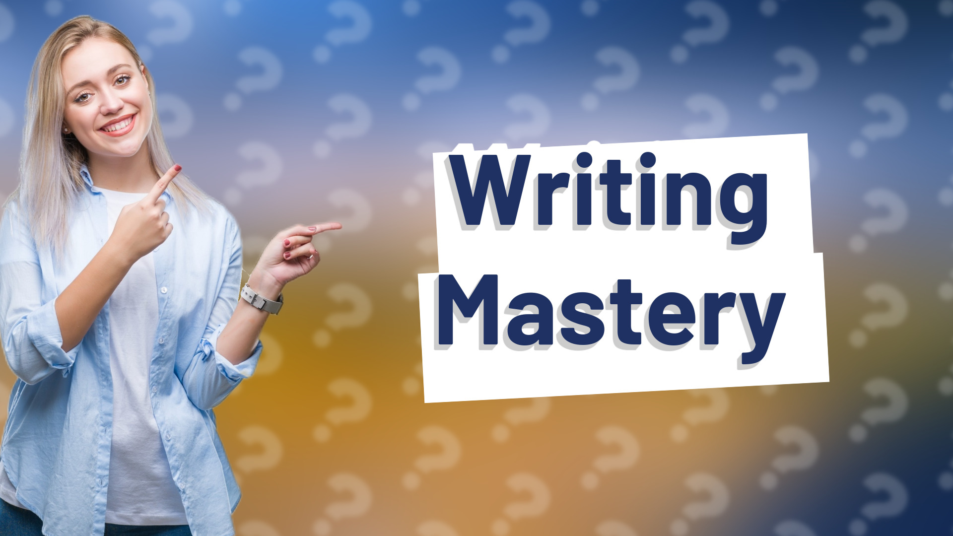 Writing Mastery