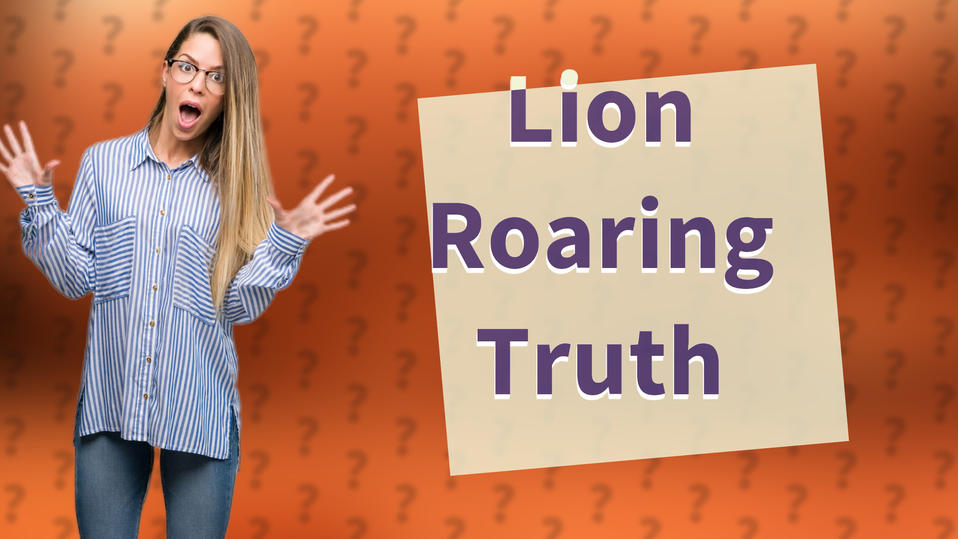 Lion Roaring Truth