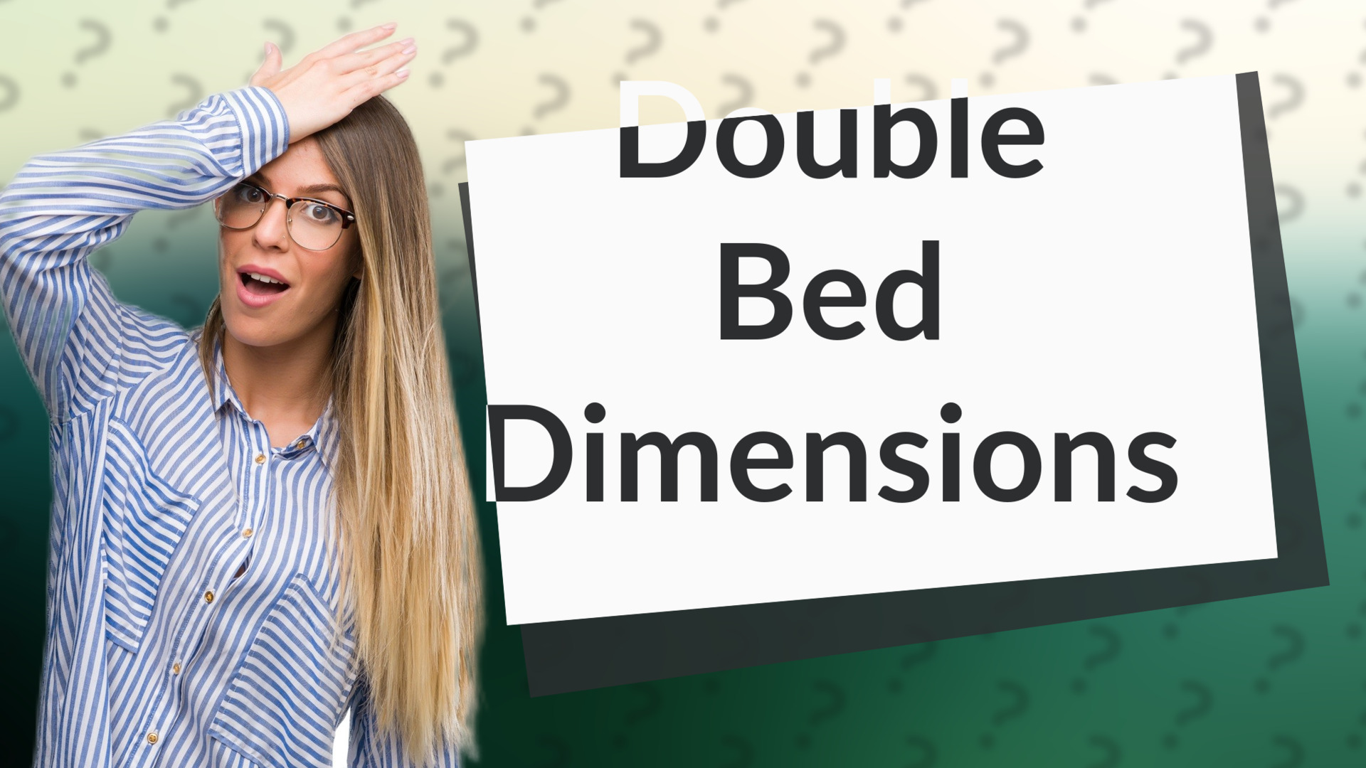 Double Bed Dimensions