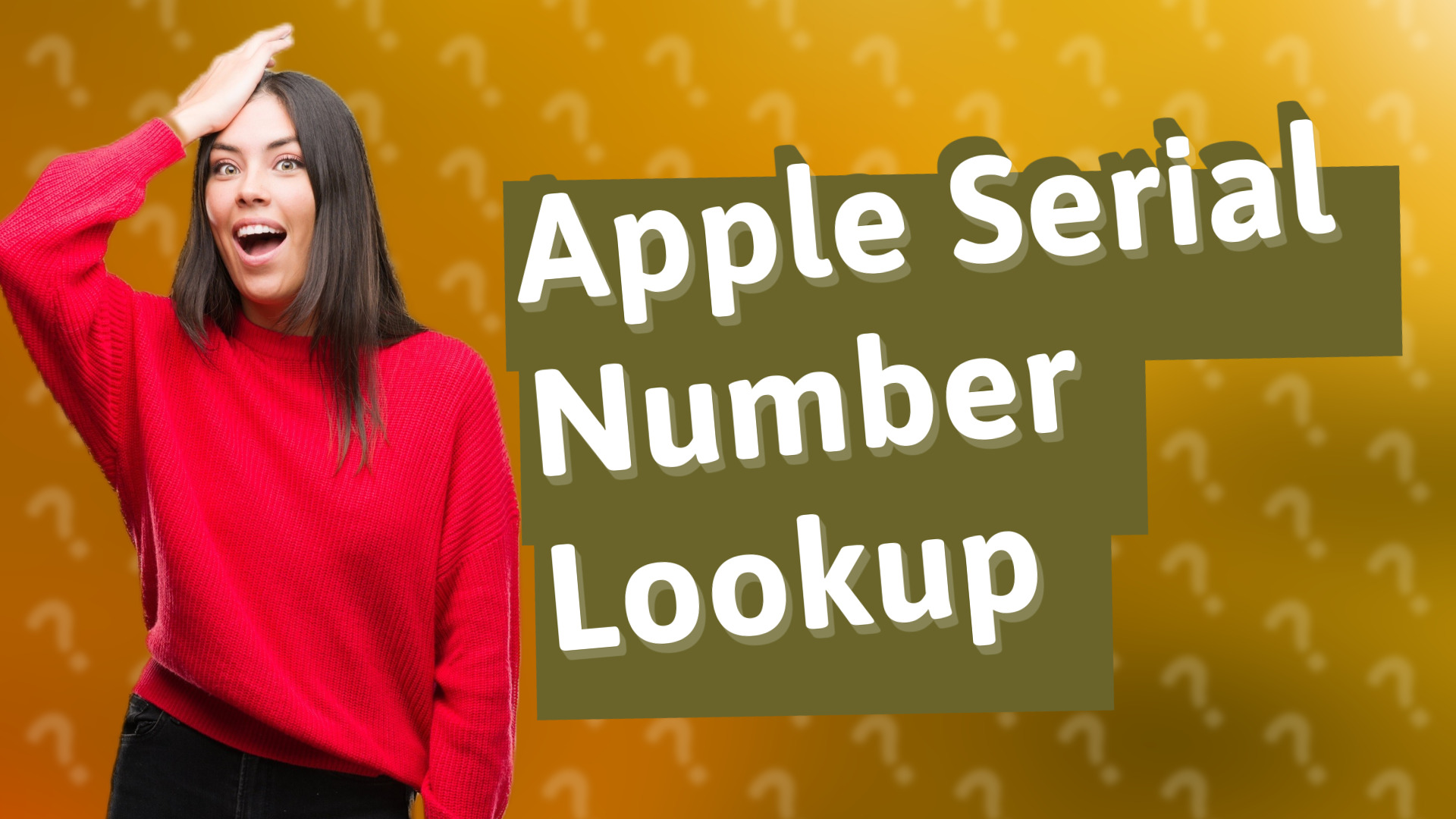 Apple Serial Number Lookup