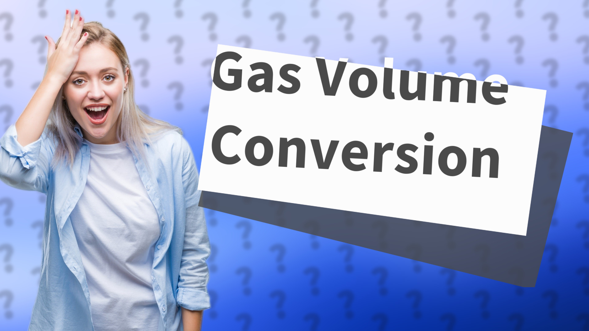 Gas Volume Conversion