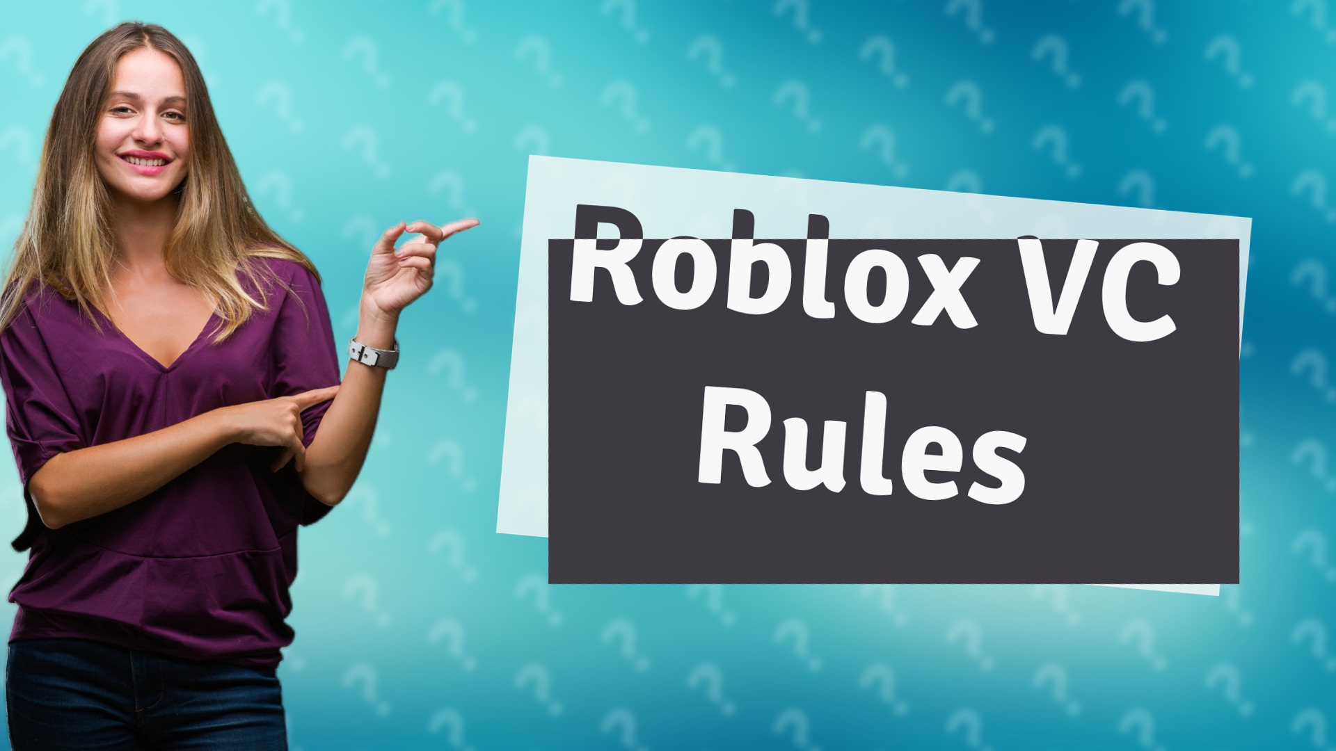 Roblox VC Rules
