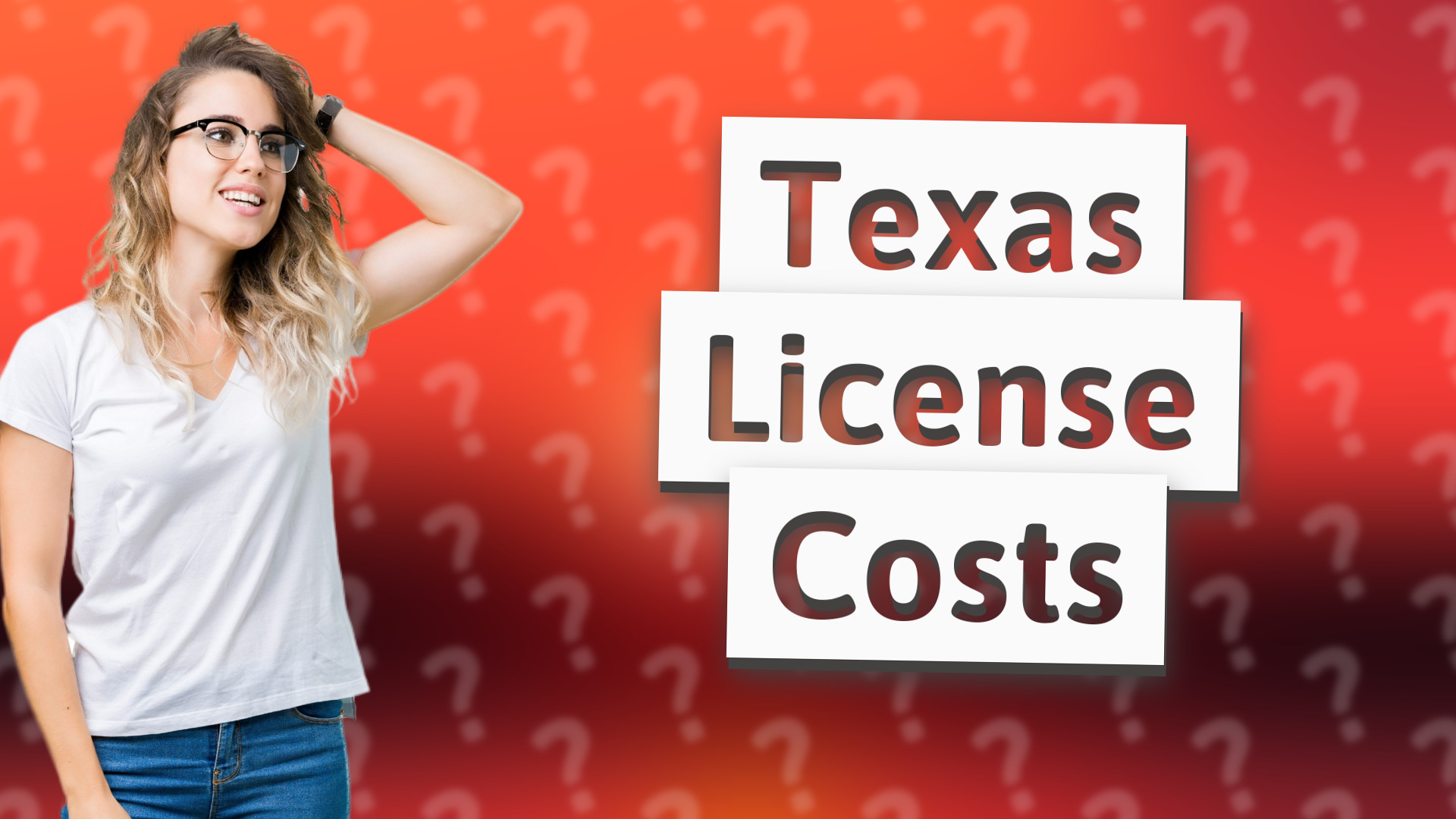 Texas License Costs