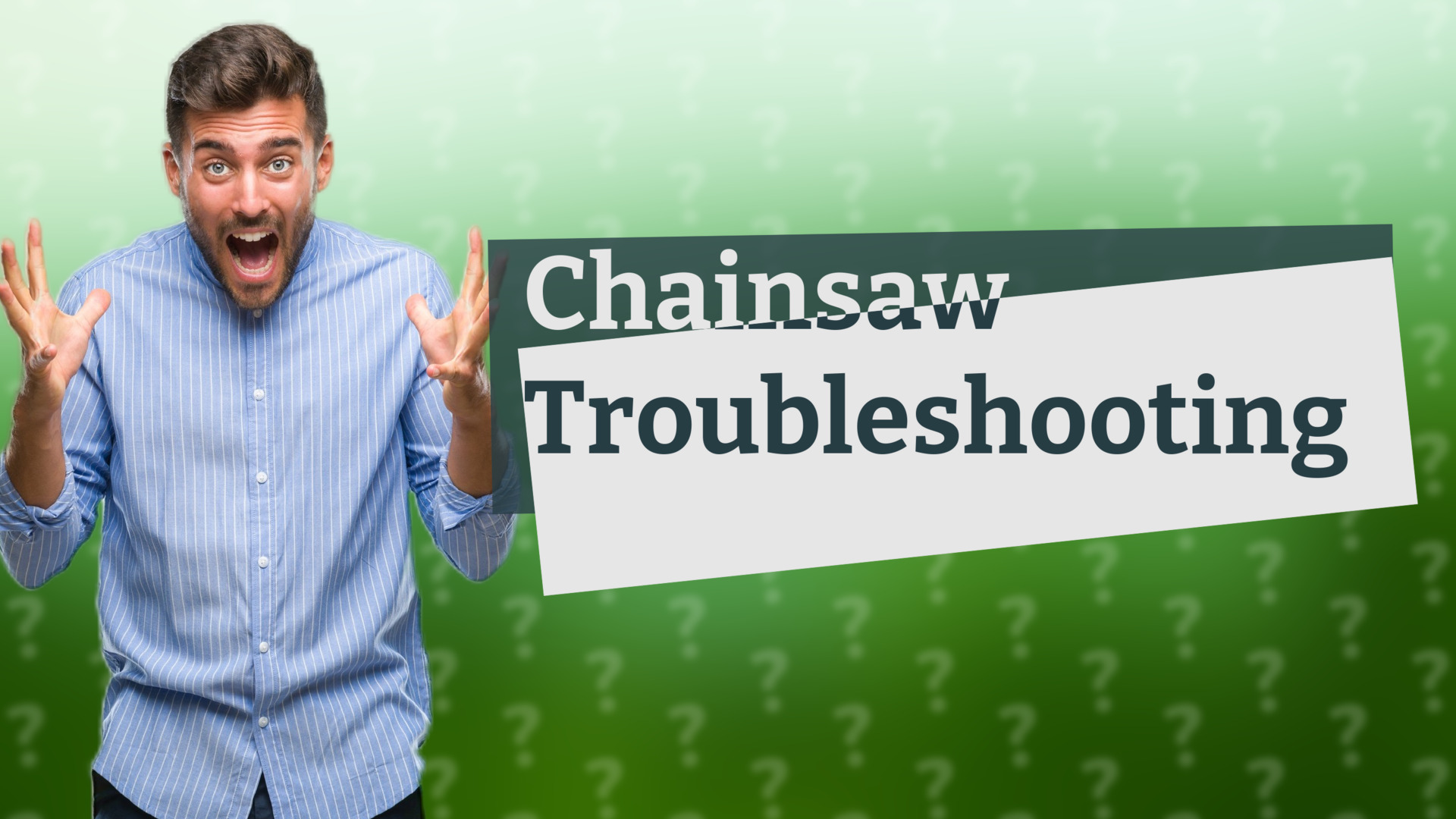 Chainsaw Troubleshooting