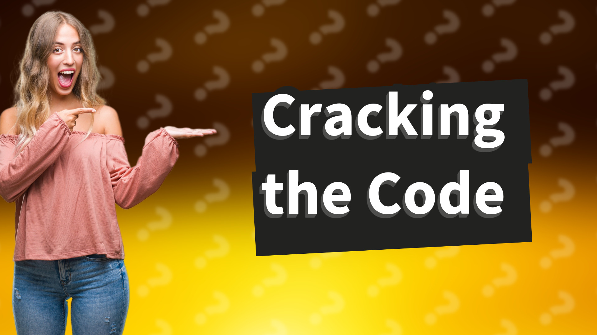 Cracking the Code