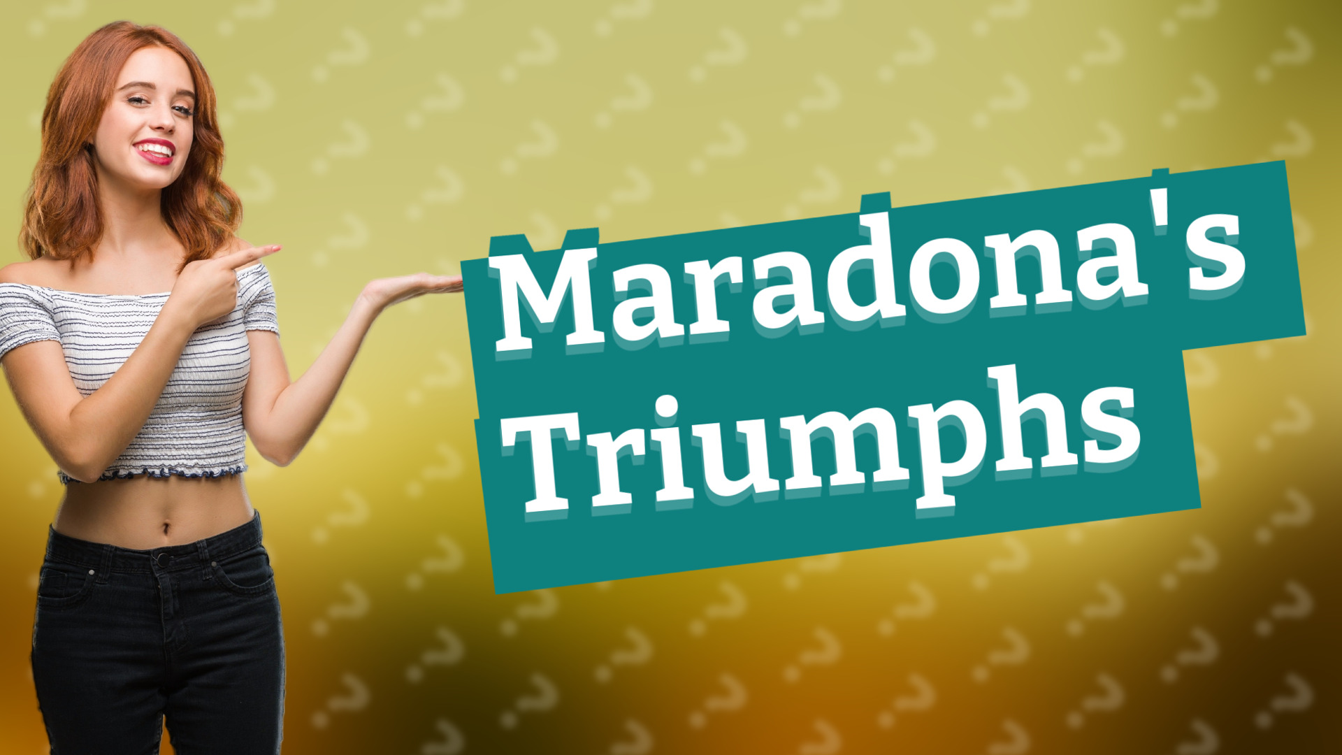 Maradona's Triumphs