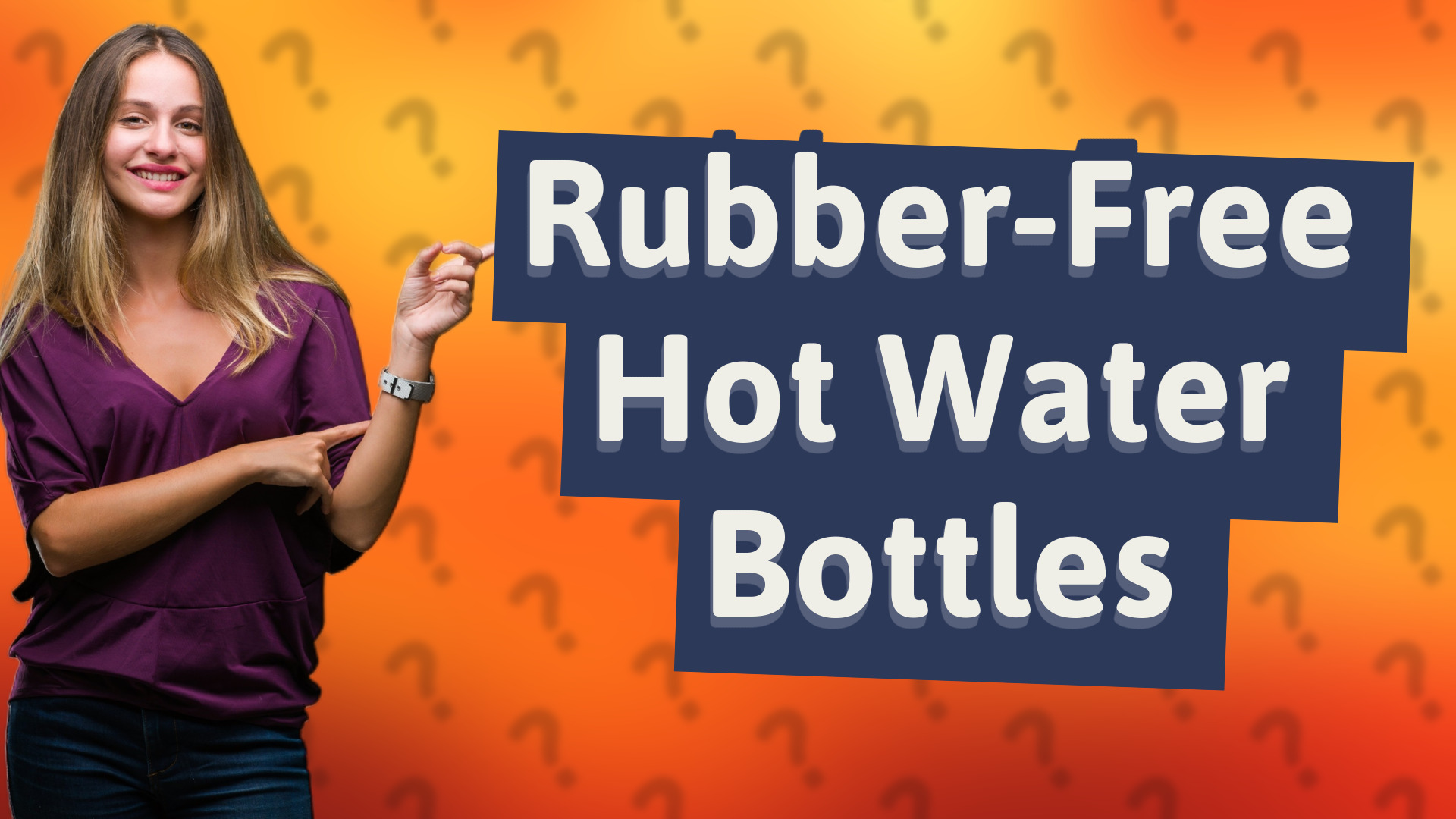 Rubber-Free Hot Water Bottles