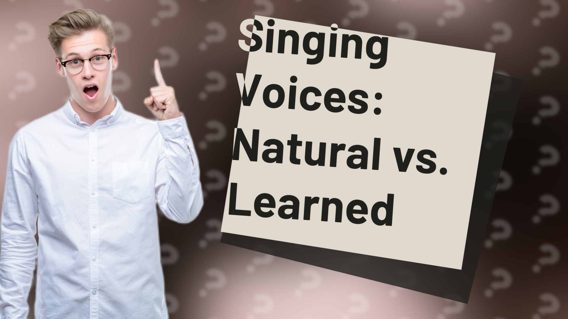 Singing Voices: Natural vs. Learned