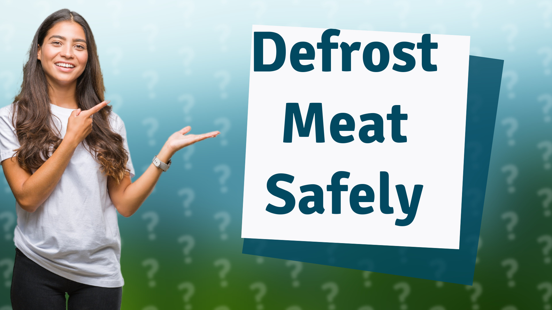 Defrost Meat Safely