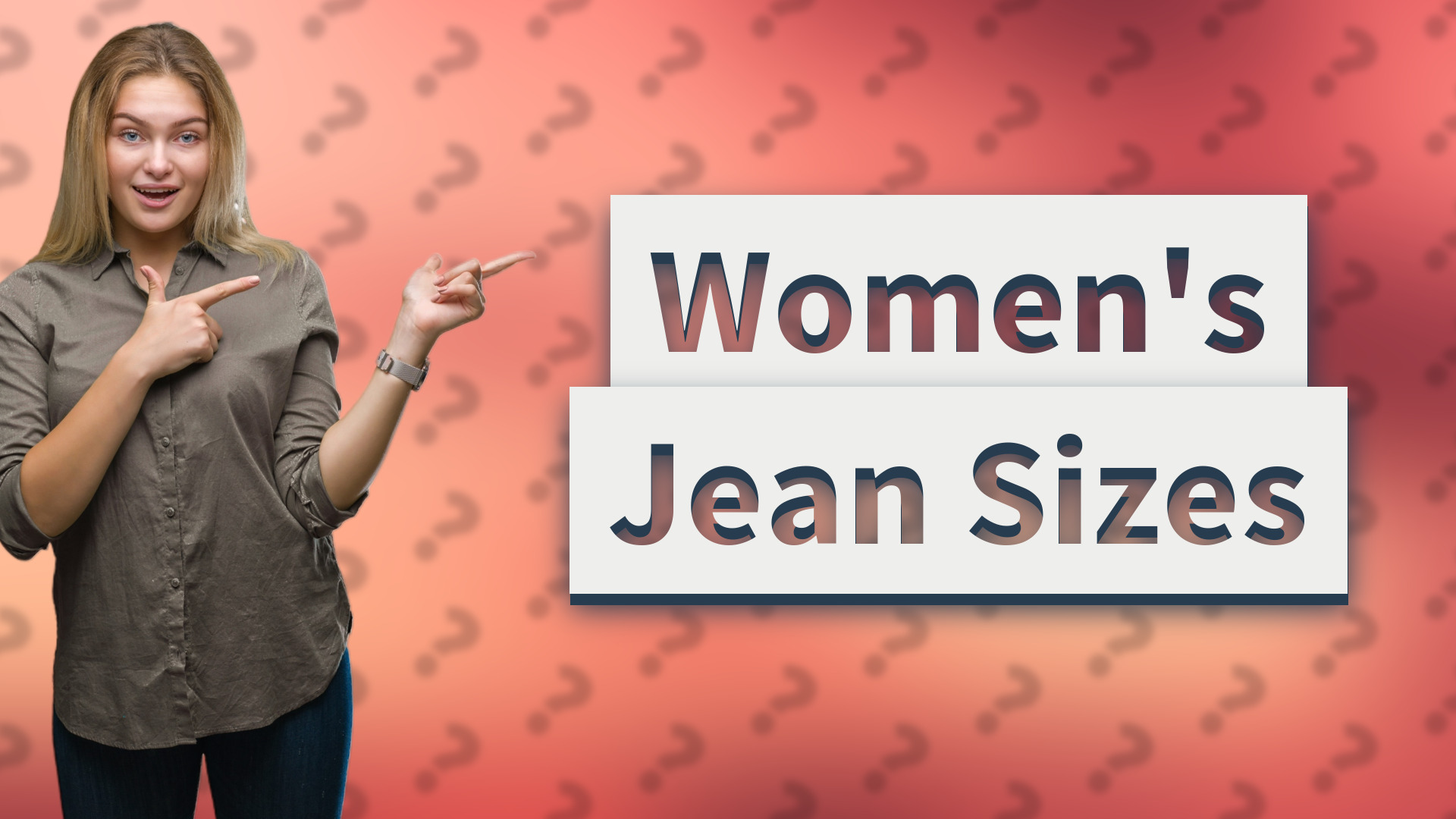 Women's Jean Sizes