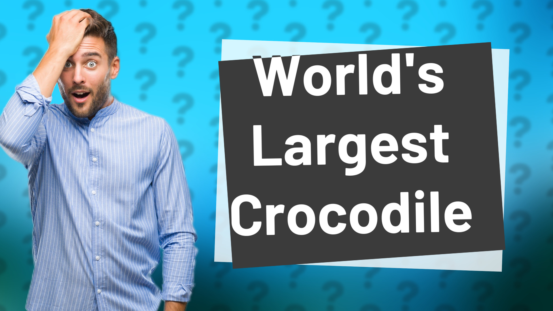 World's Largest Crocodile