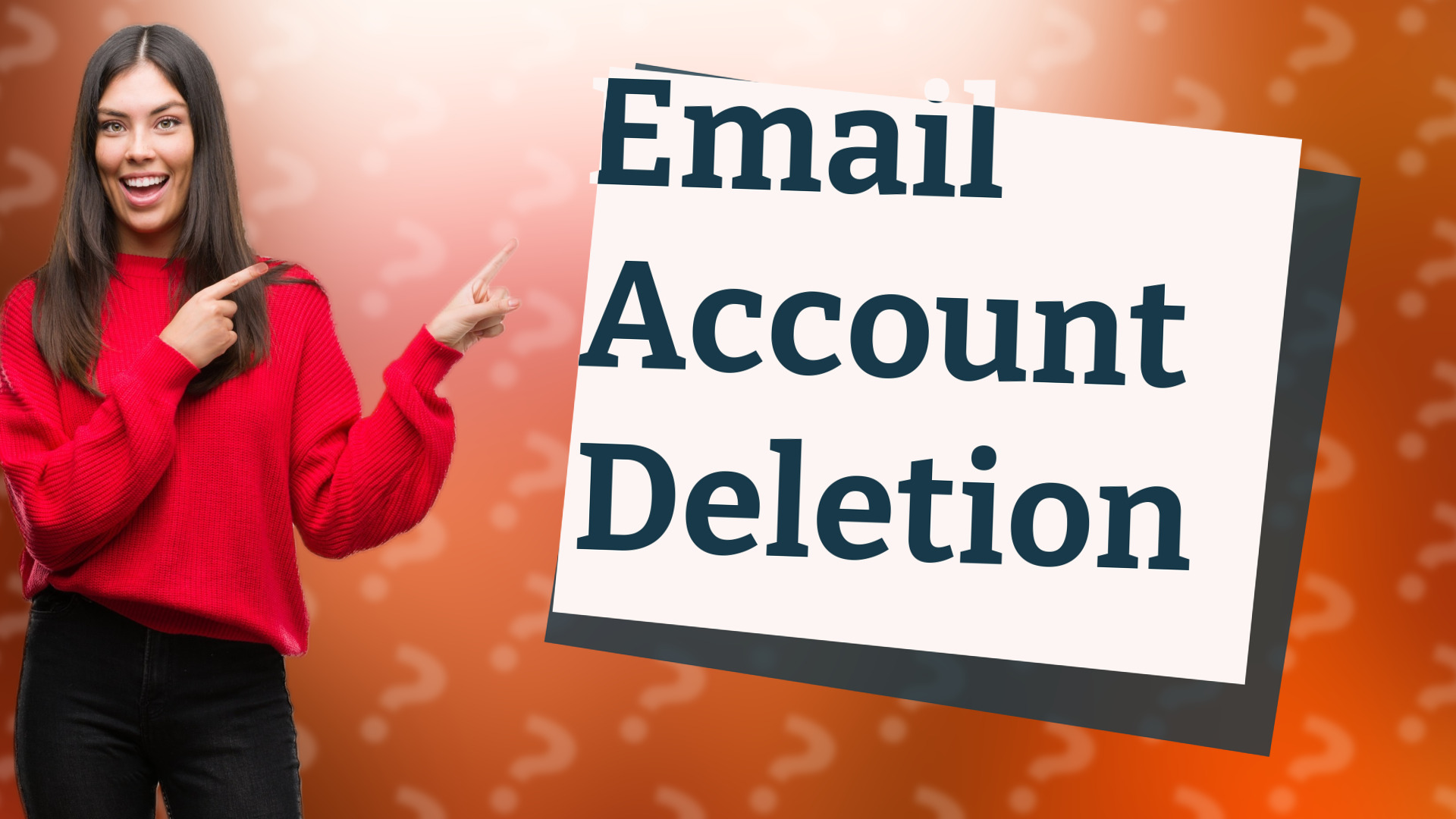 Email Account Deletion