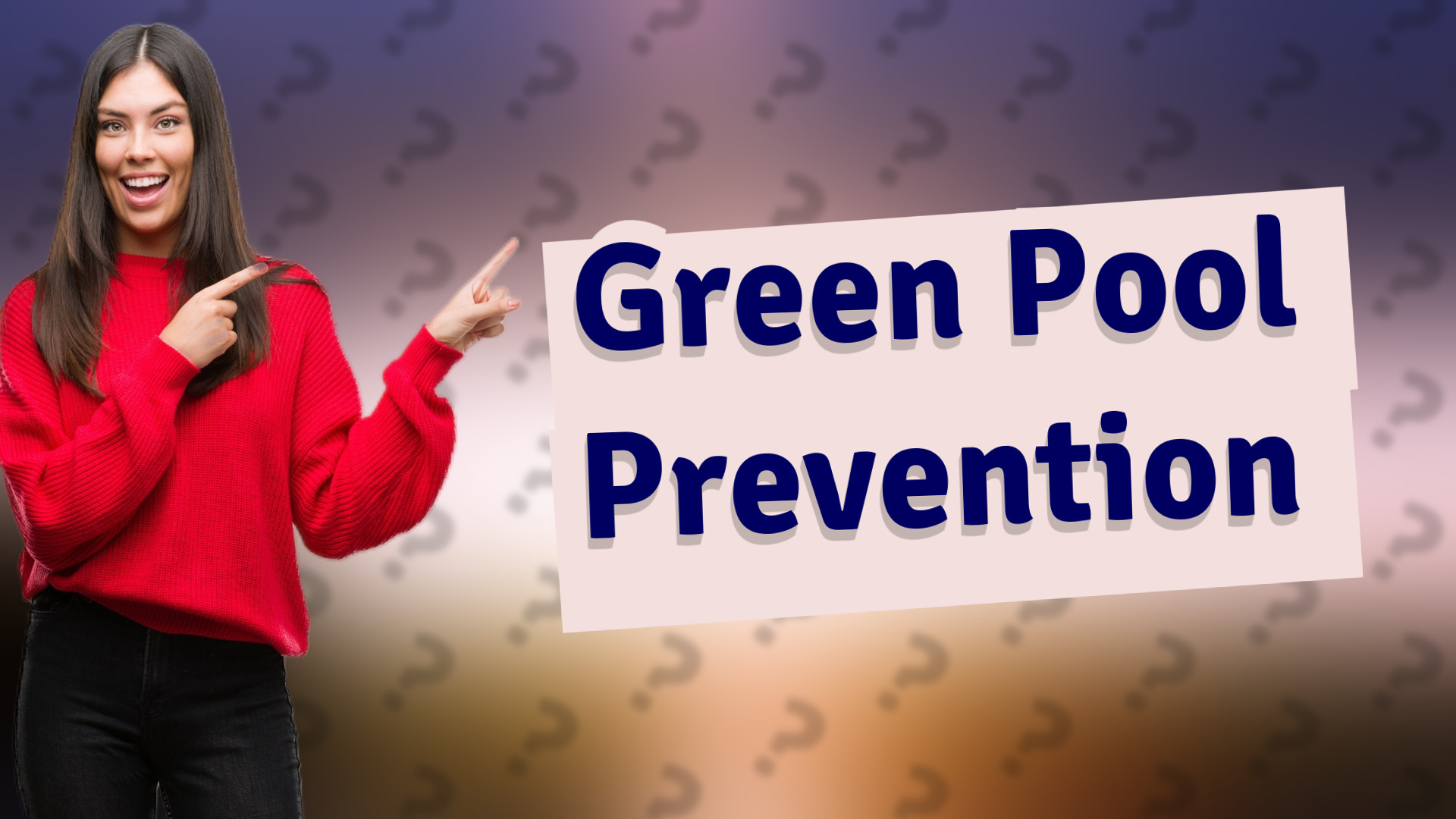 Green Pool Prevention
