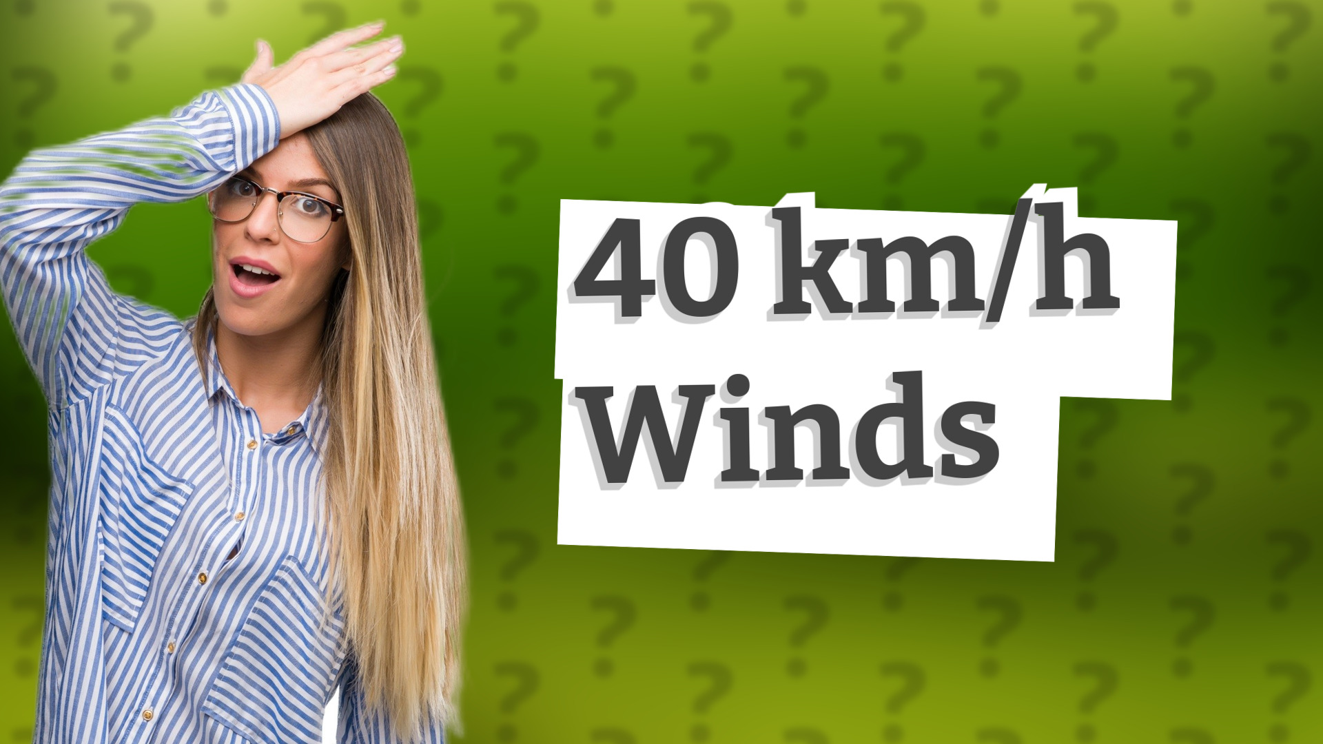40 km/h Winds