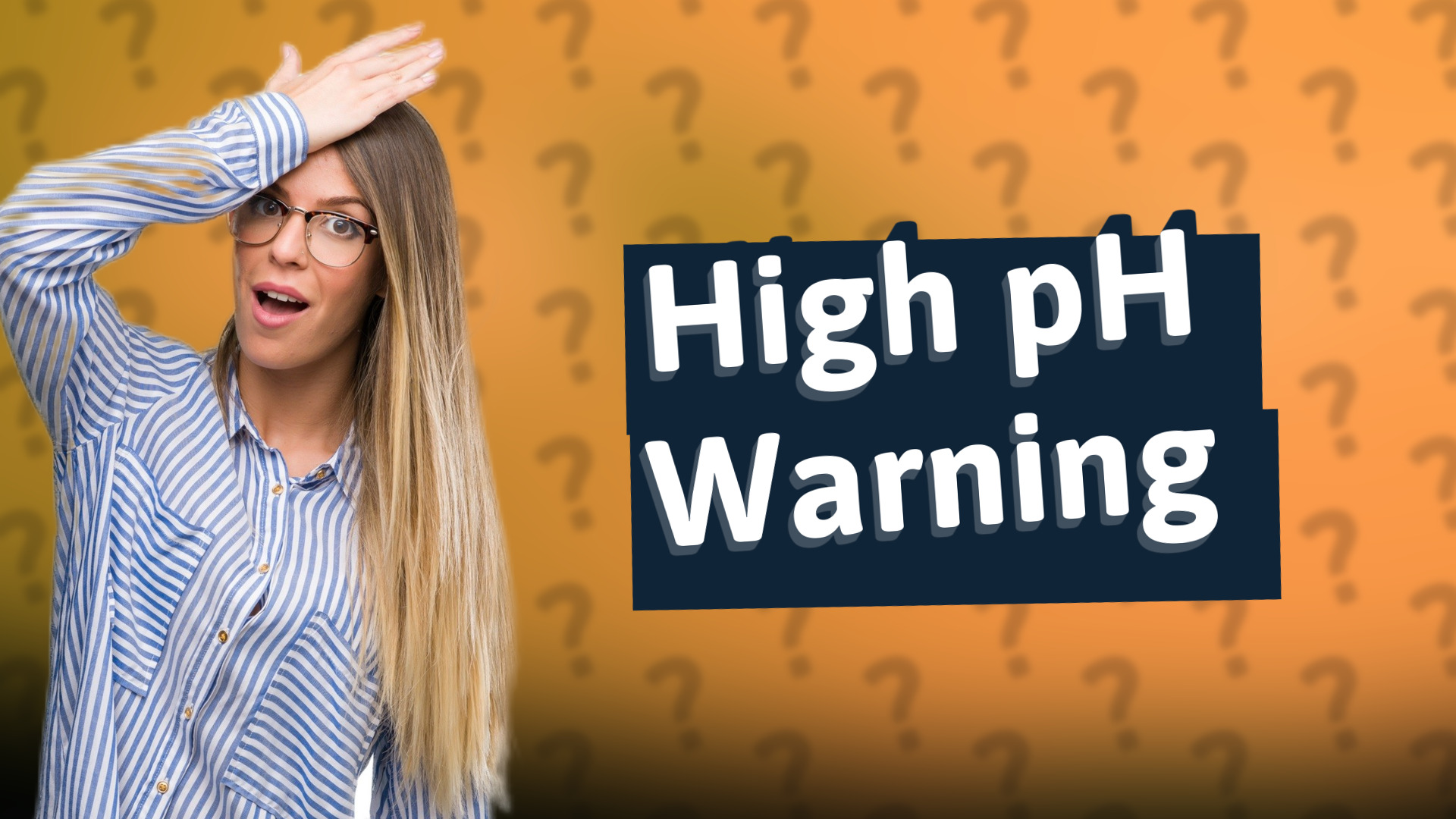 High pH Warning