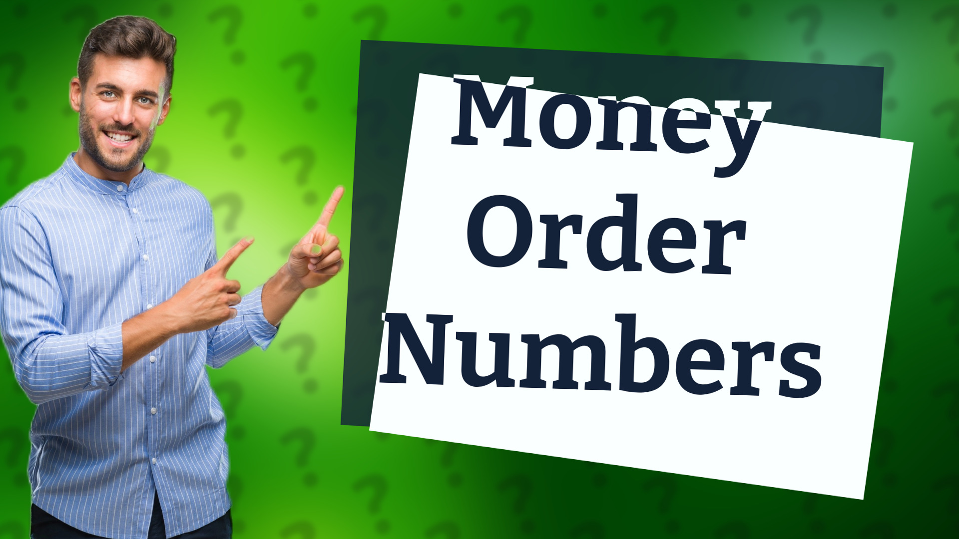 Money Order Numbers