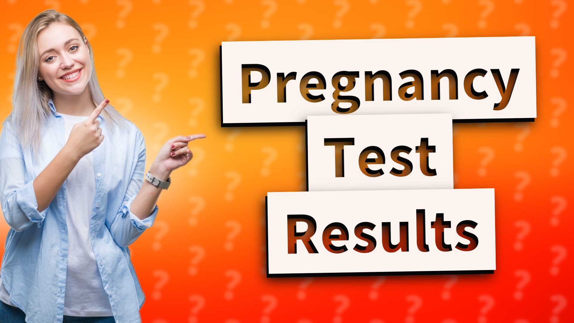 Pregnancy Test Results